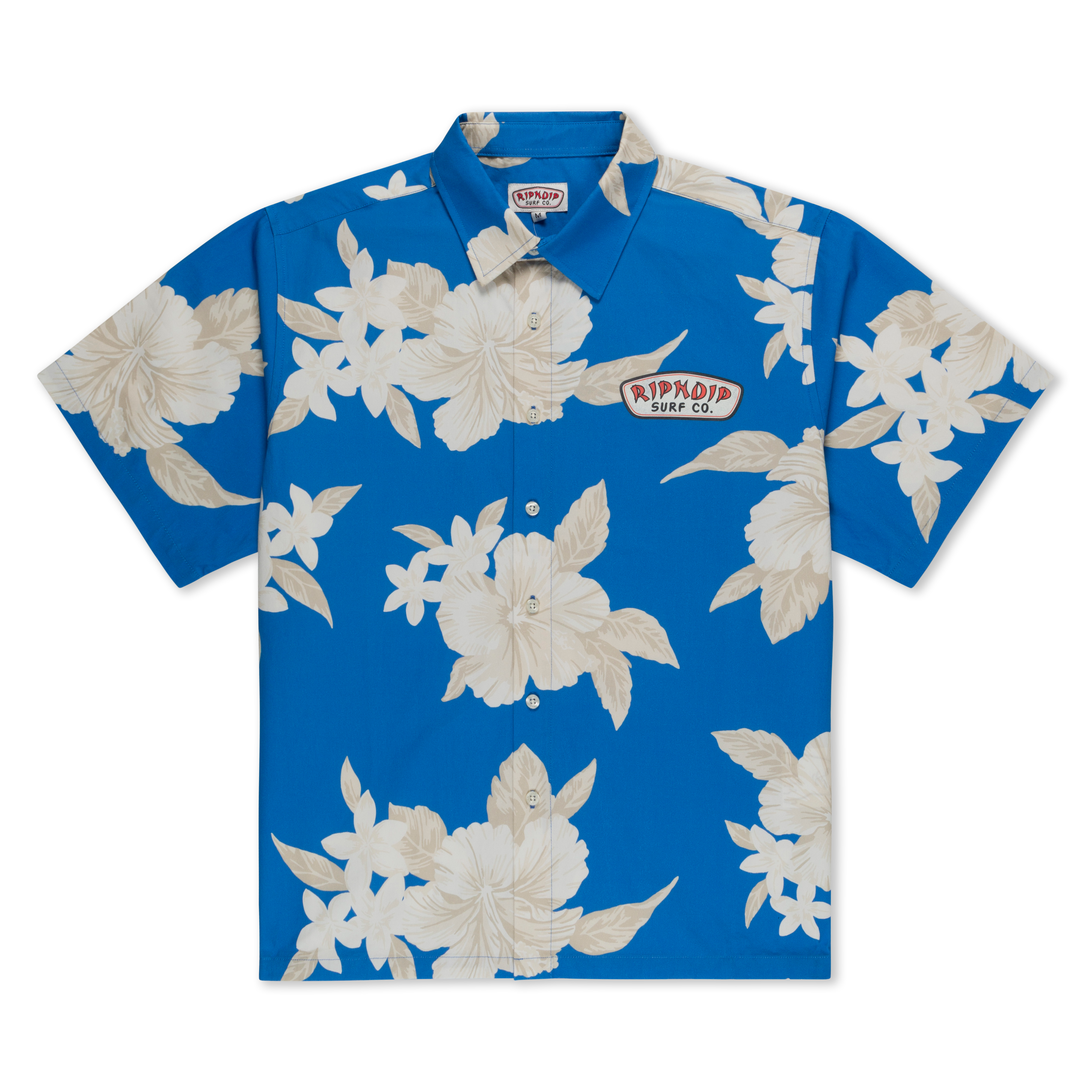 RIPNDIP RIPNDIP Surf Co Button Up (Blue / Cream)