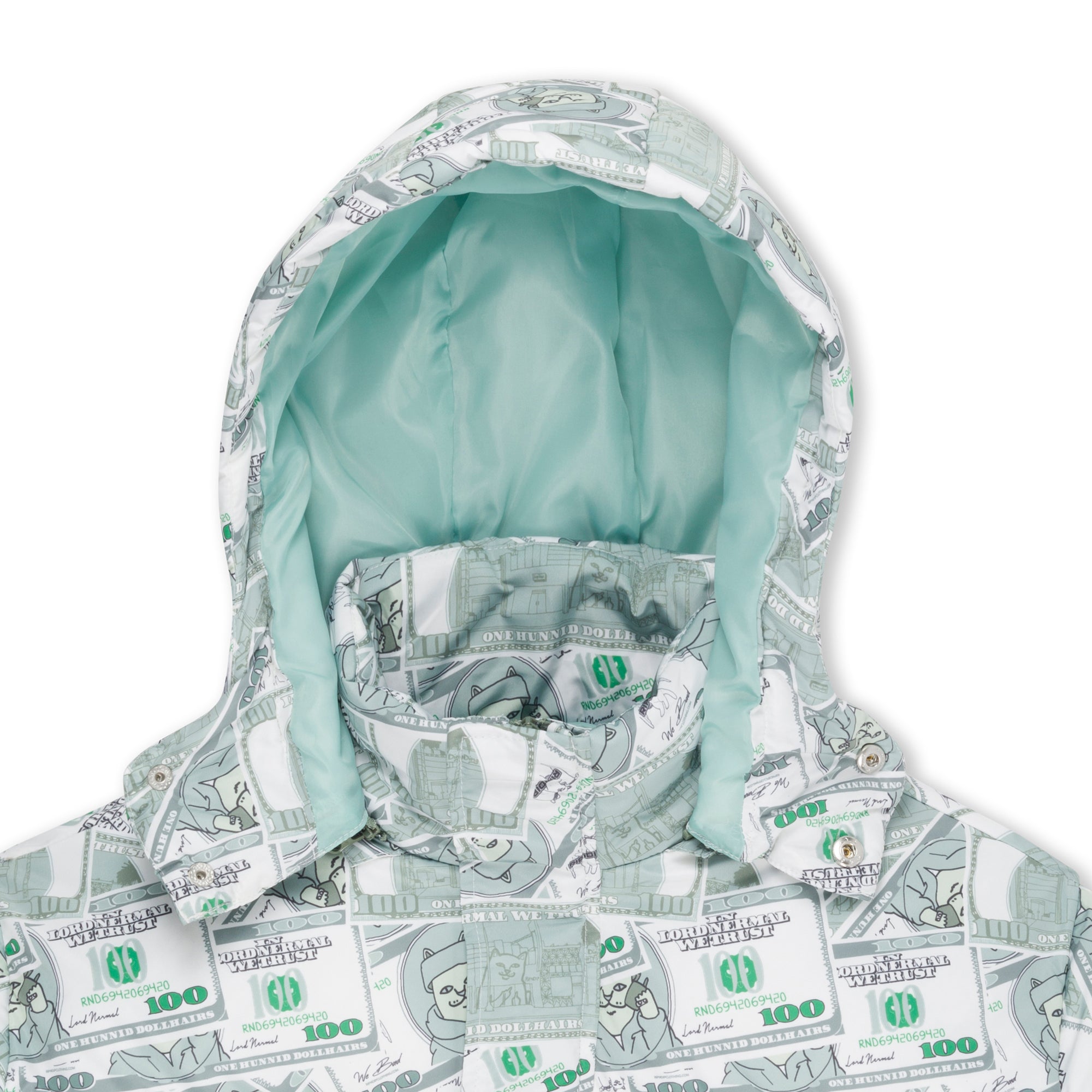 RIPNDIP Moneybag Puffer Jacket (Olive)