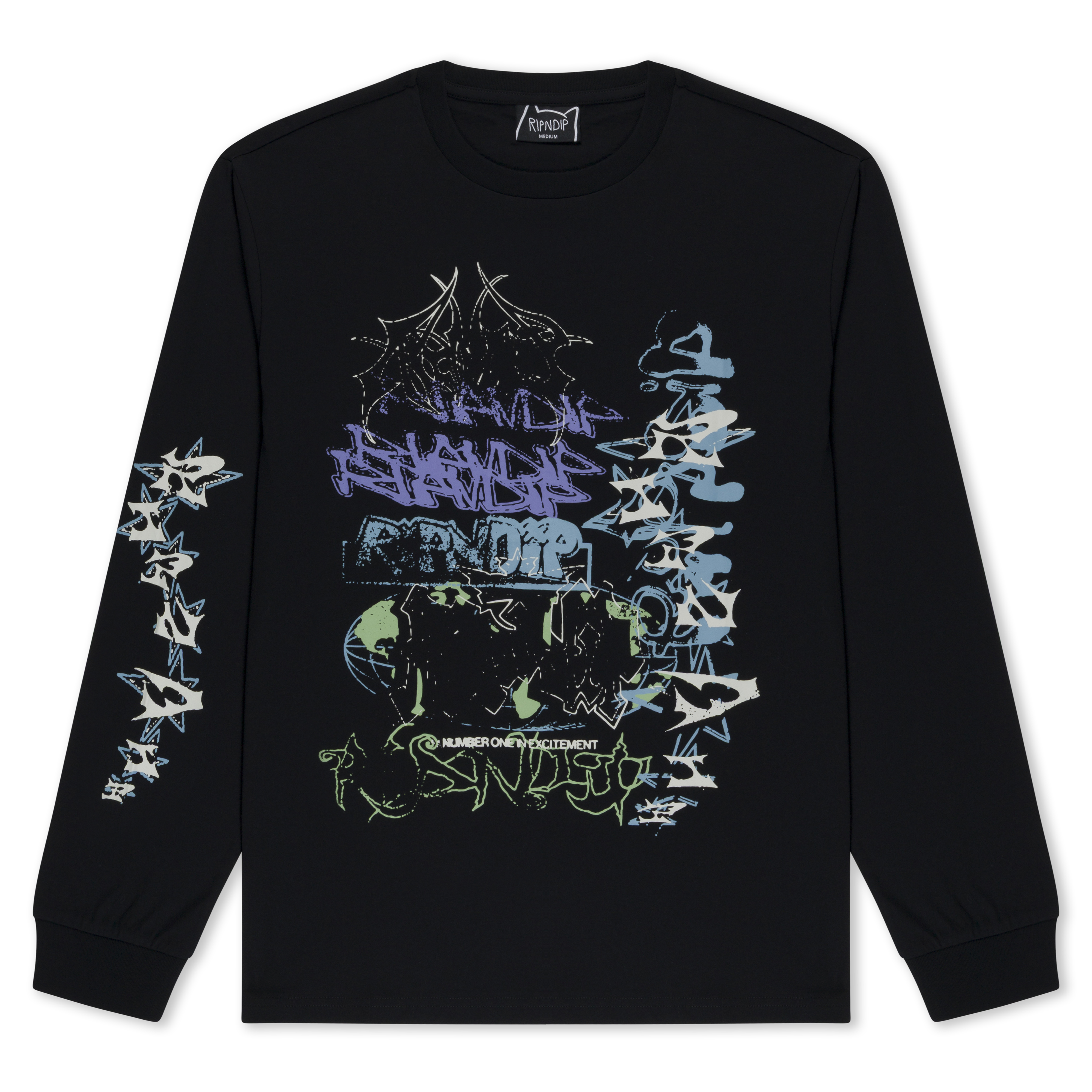 RIPNDIP World Wide Madness Long Sleeve (Black)