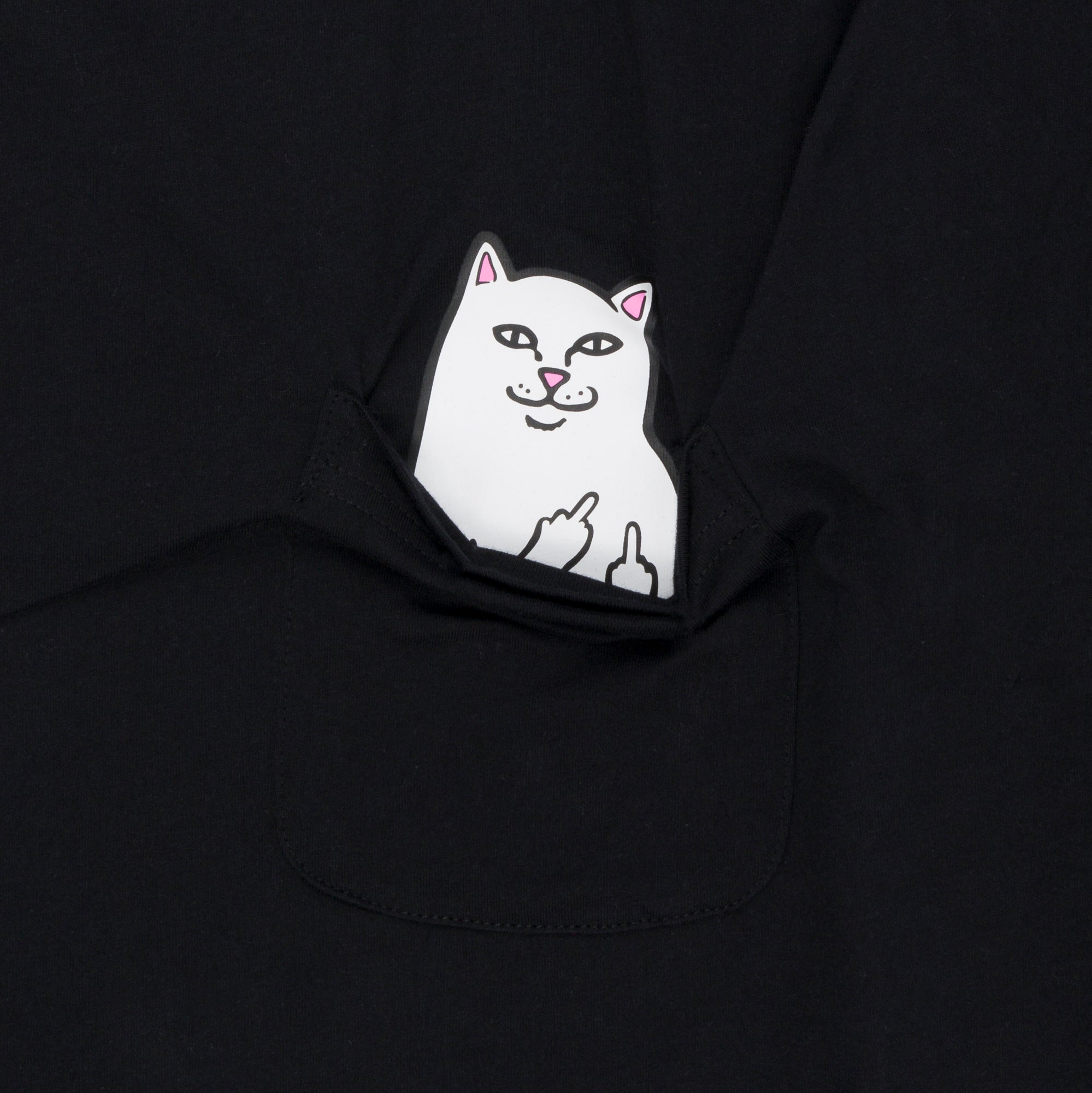RIPNDIP Lord Nermal Pocket Tee (Black)
