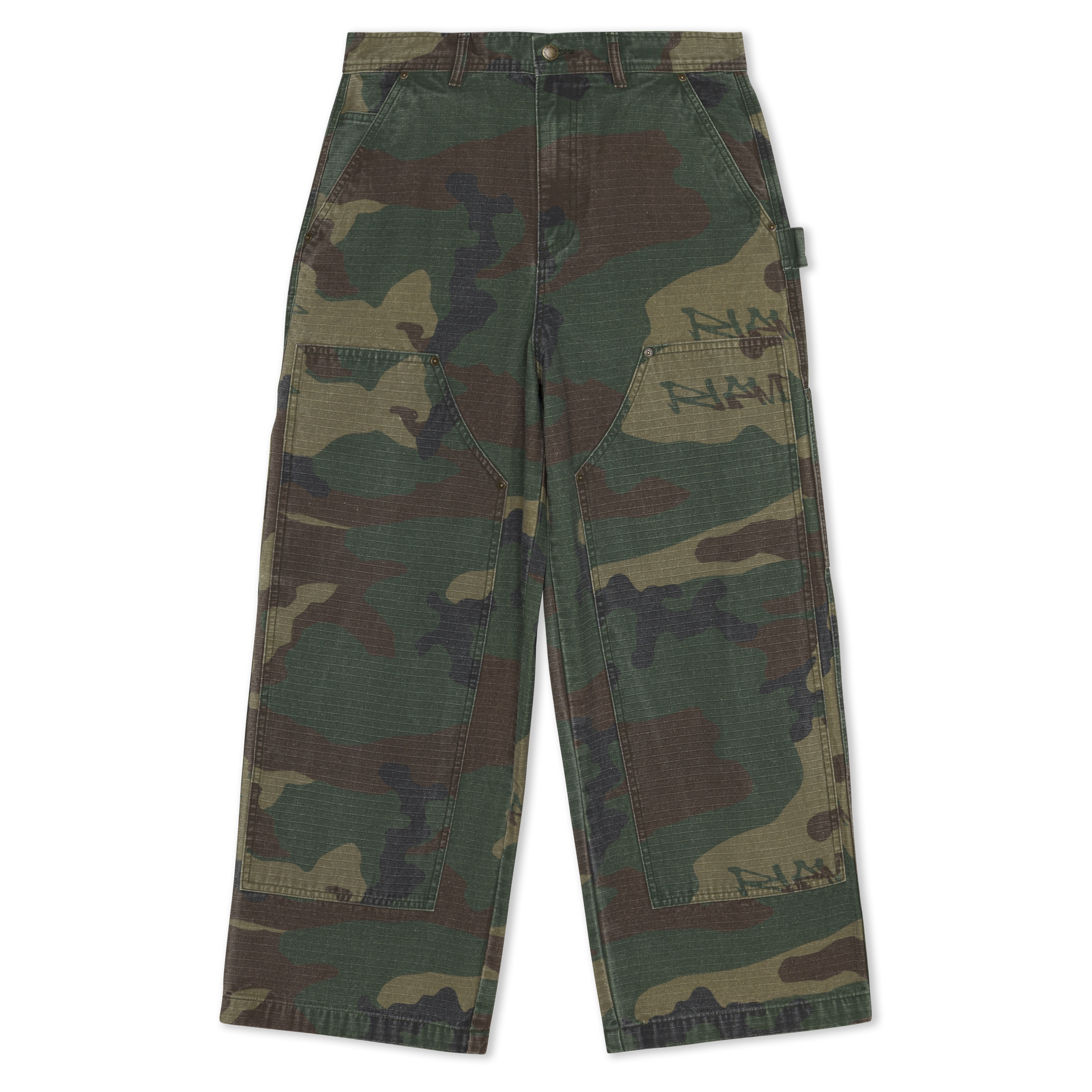 RIPNDIP Claws Camo Extra Wide Fit Carpenter Pants (Multi)