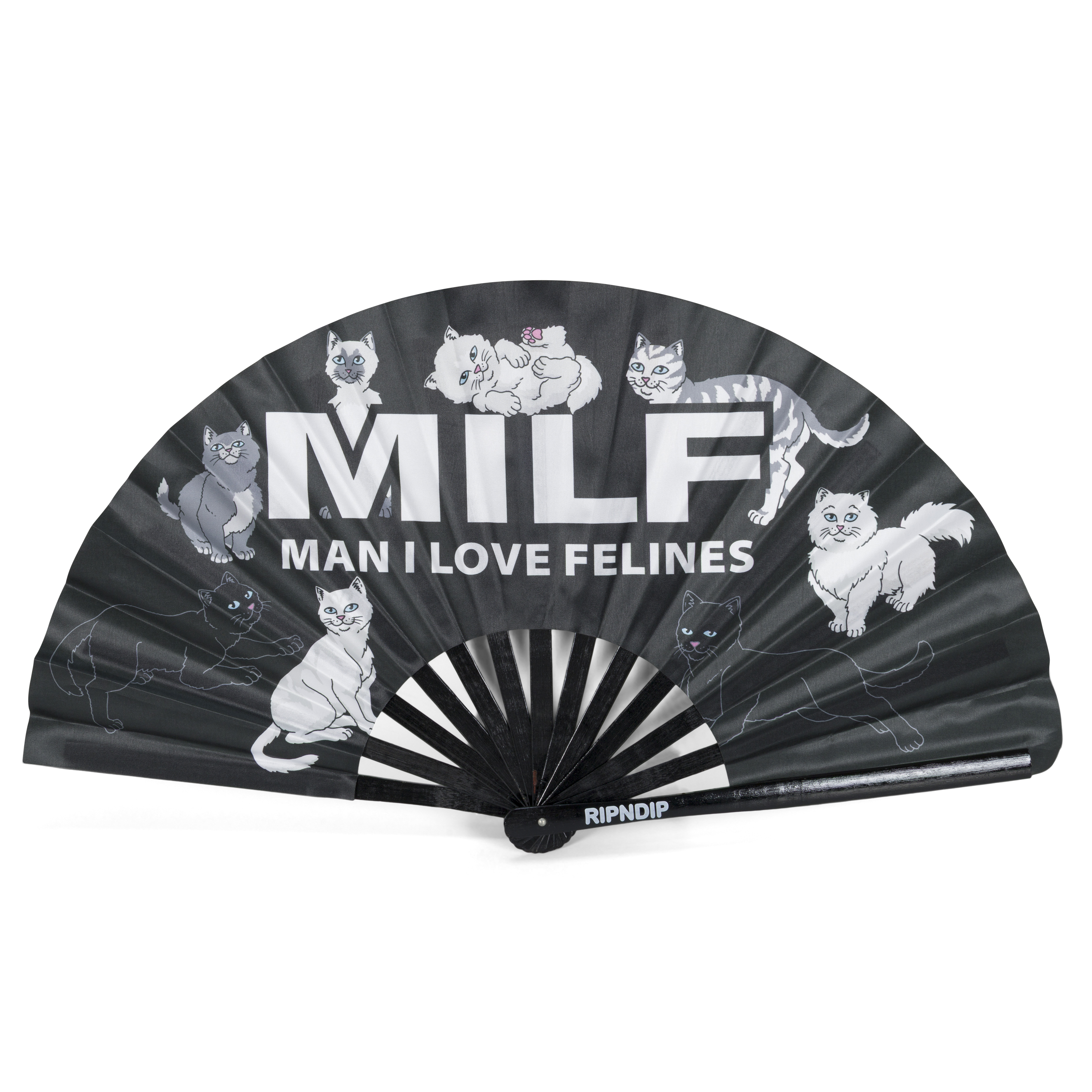 RIPNDIP Man I Love Felines Fan (Black)