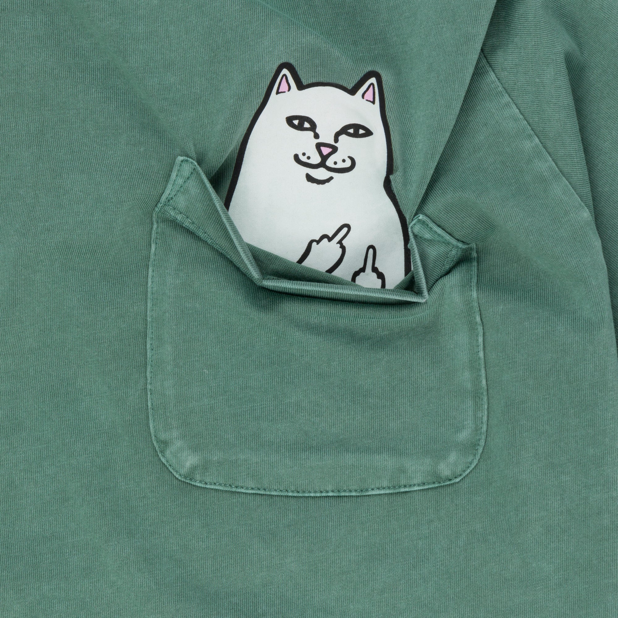 RIPNDIP Lord Nermal Pocket Tee (Olive Mineral)