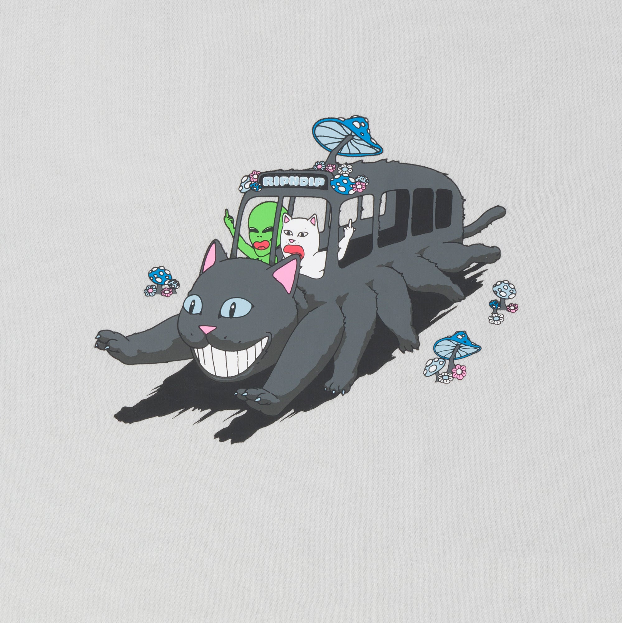 RIPNDIP Adventure Bus Tee (Grey)