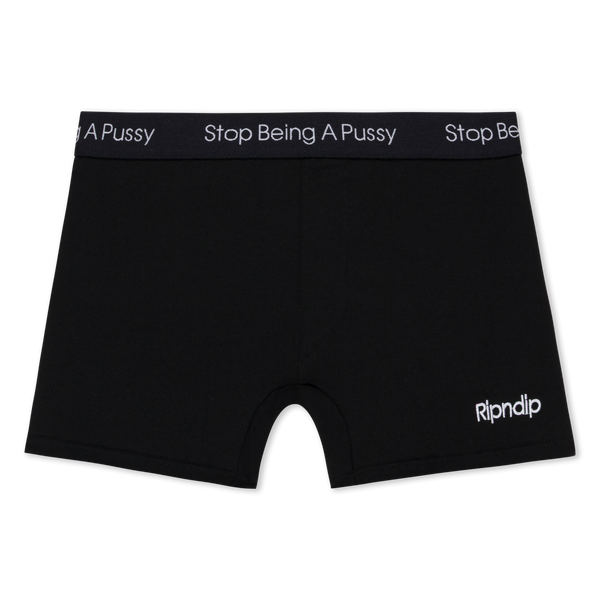 Stop Being A Pussy Boxers (Black)