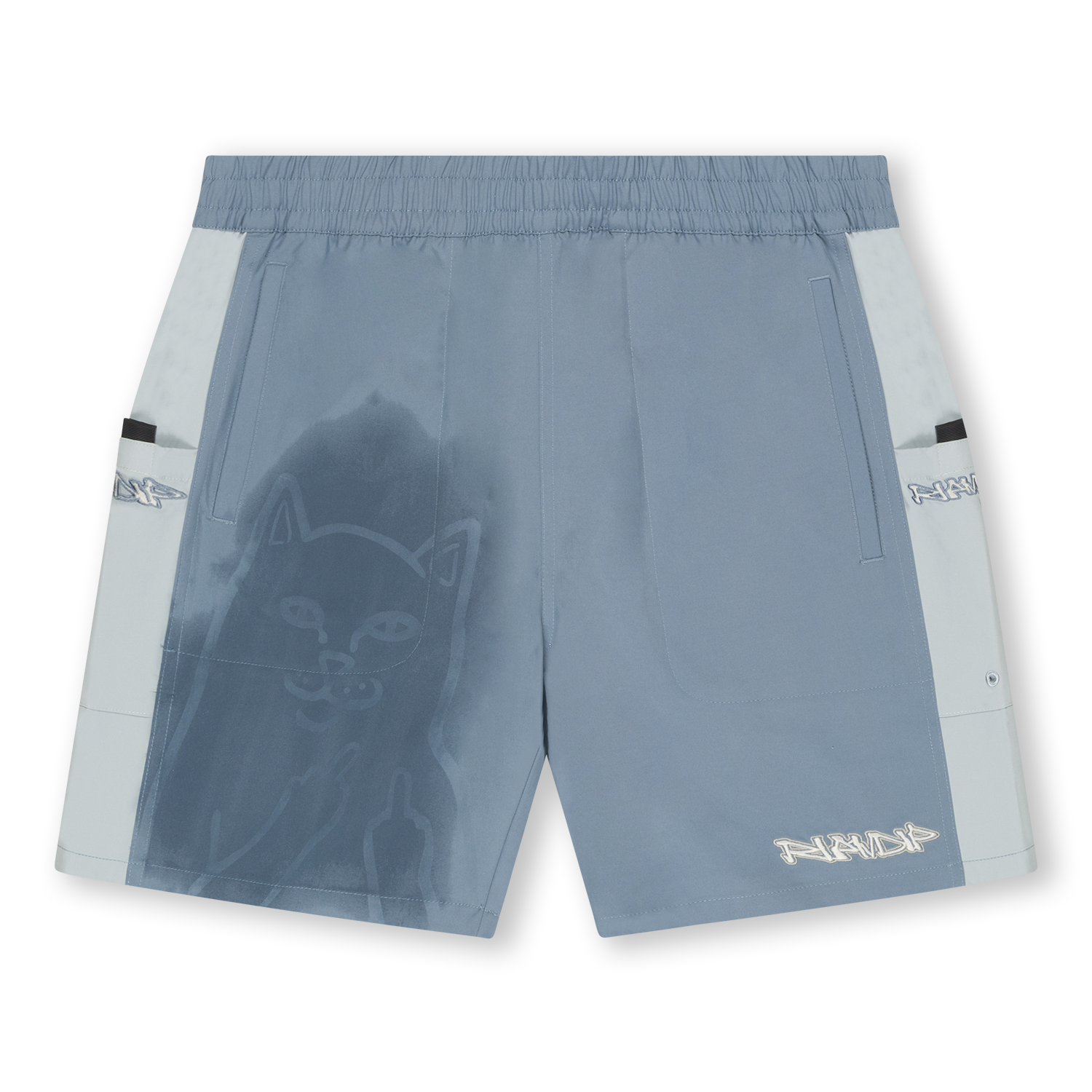 RIPNDIP Lord Nermal Water Activated Swim Shorts (Slate)