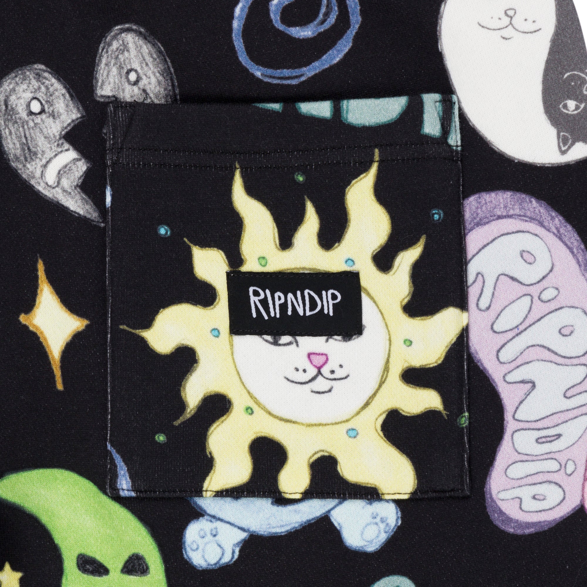 RIPNDIP Circo Loco Sweatshorts (Black)