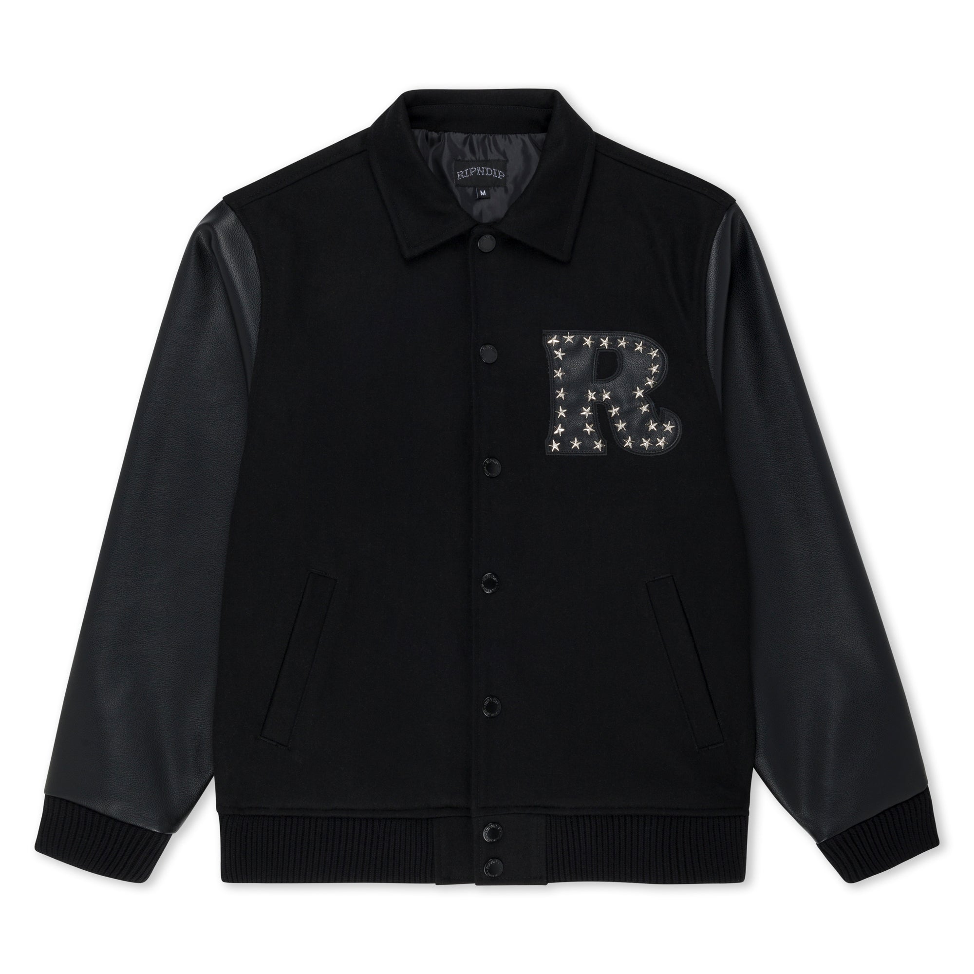 RIPNDIP Rari Varsity Jacket (Black)