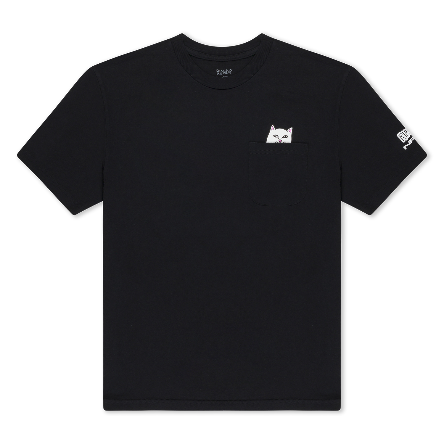 RIPNDIP Ripndip x NRG Lord Nermal Pocket Tee (Black)