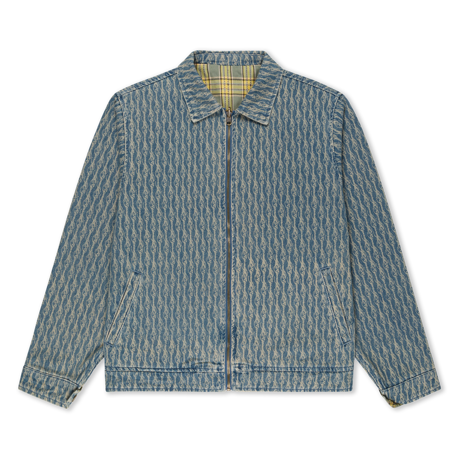 RIPNDIP Western Roads Reversible Work Jacket (Medium Wash)