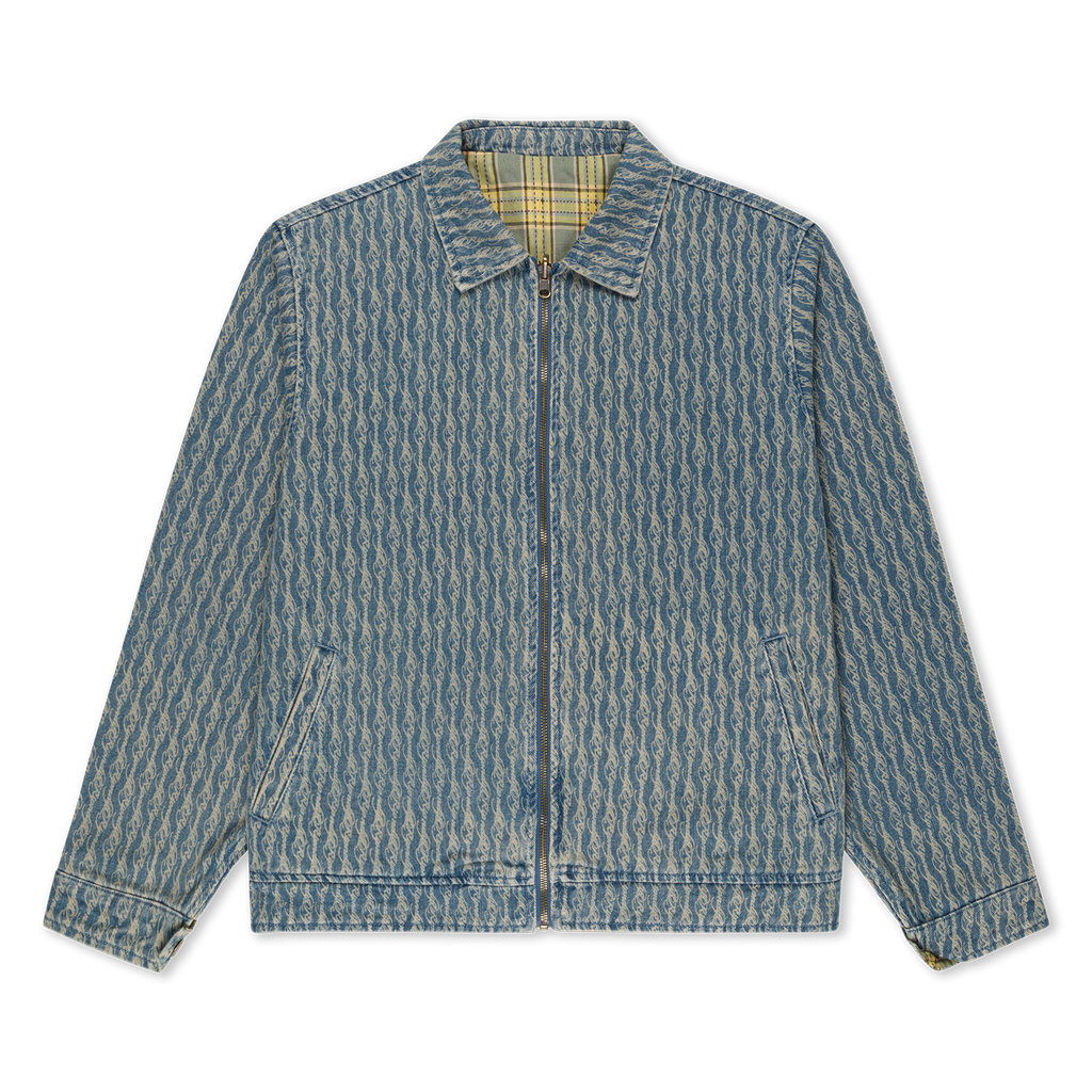 Western Roads Reversible Work Jacket (Medium Wash) – RIPNDIP