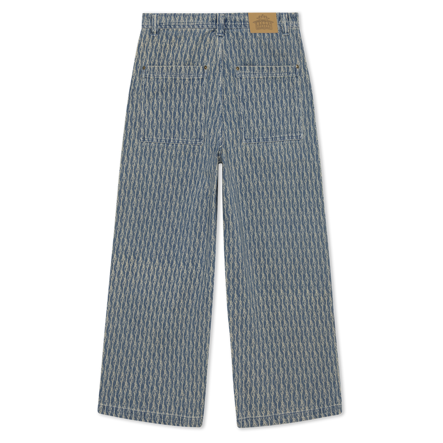 RIPNDIP Western Roads Wide Fit Pants (Meidum Wash)