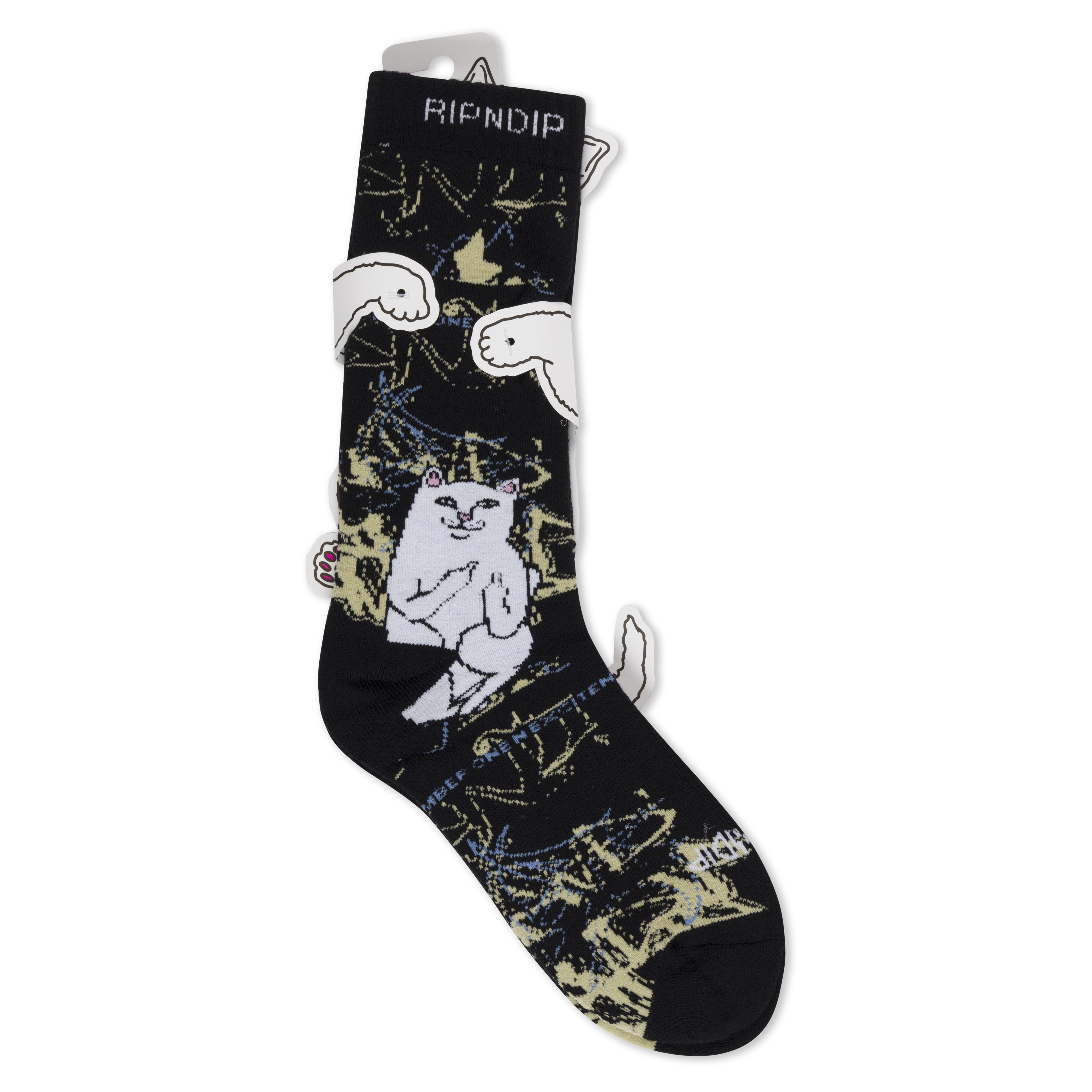 RIPNDIP Lord Nermal Madness Socks (Black)