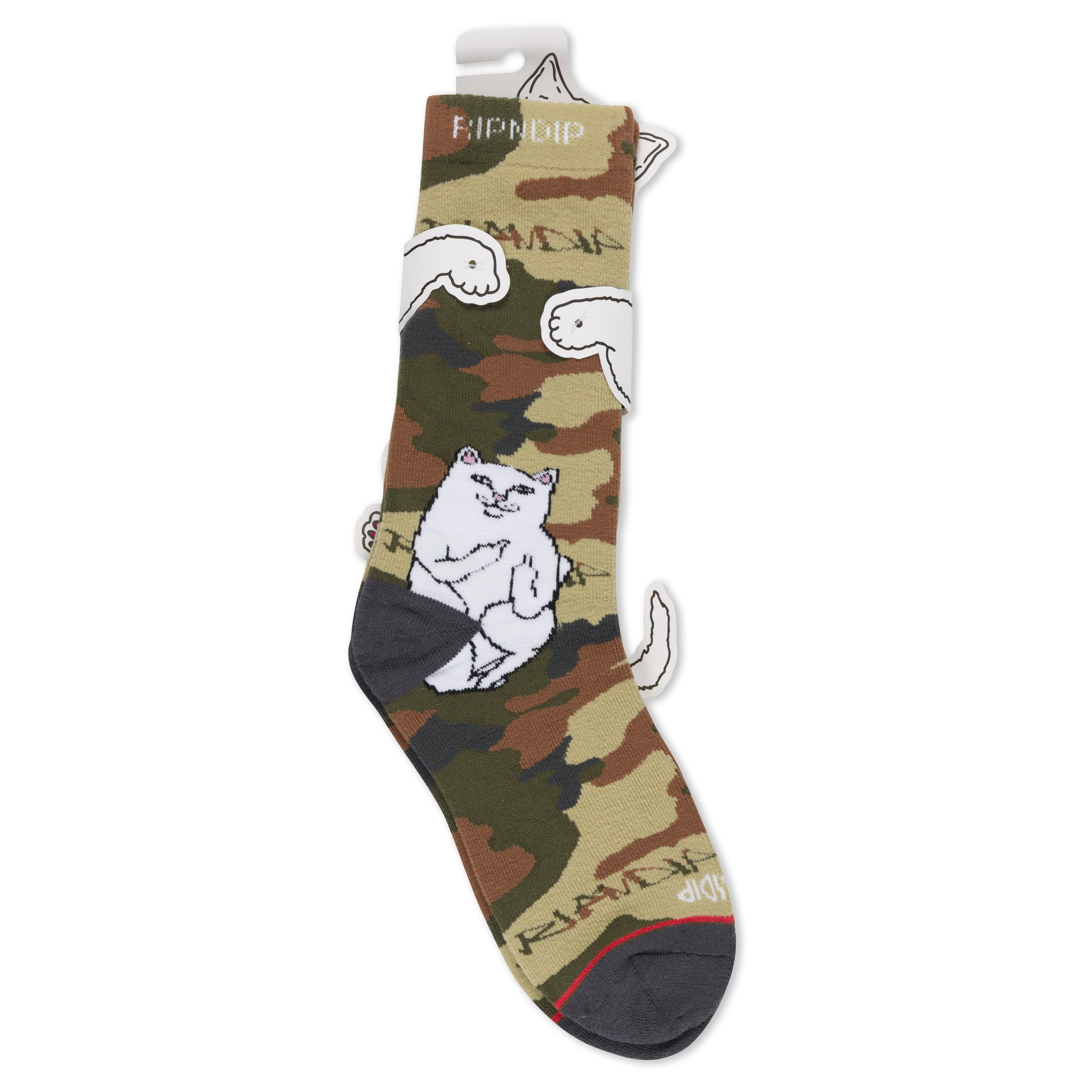 RIPNDIP Lord Nermal Street Socks (Camo)