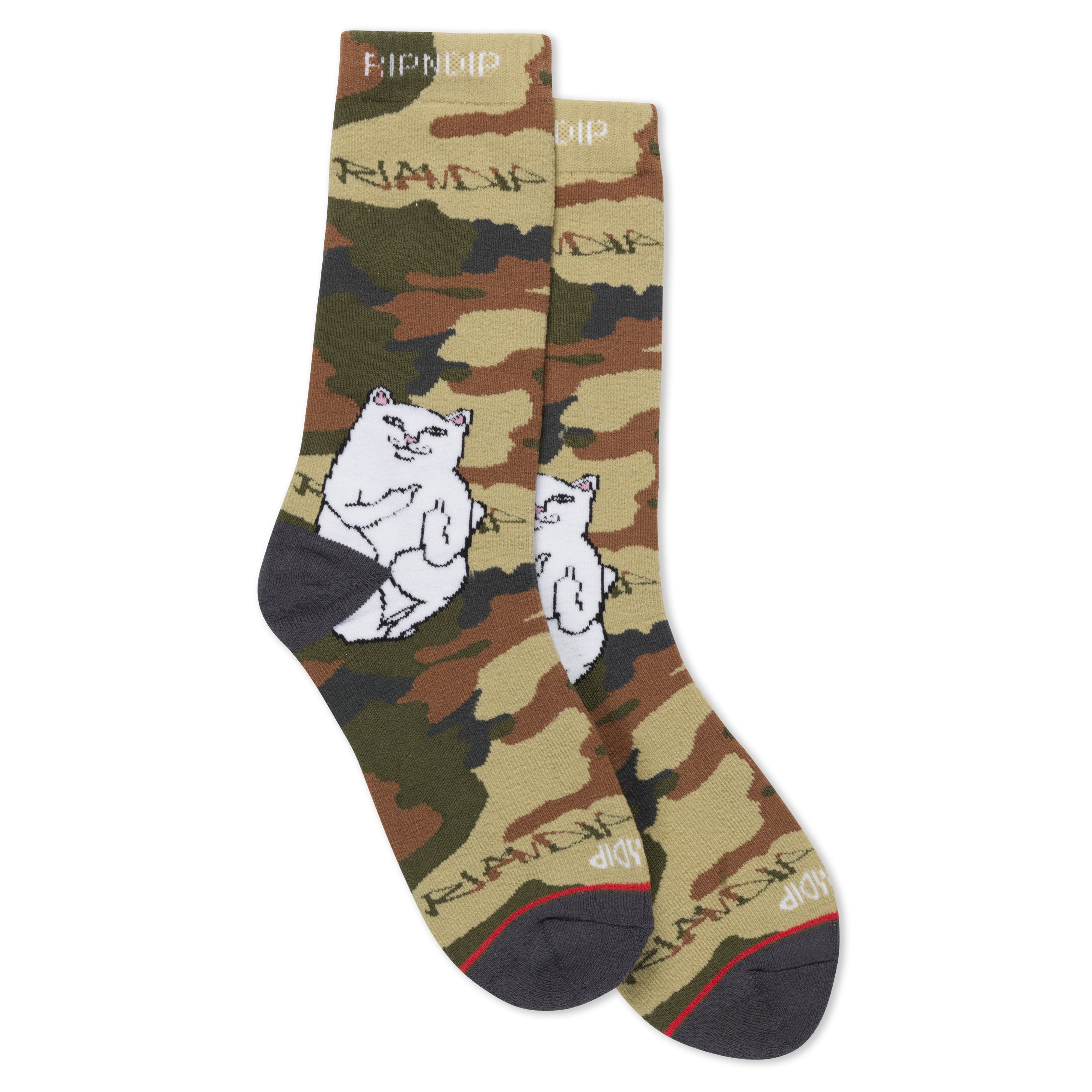 RIPNDIP Lord Nermal Street Socks (Camo)