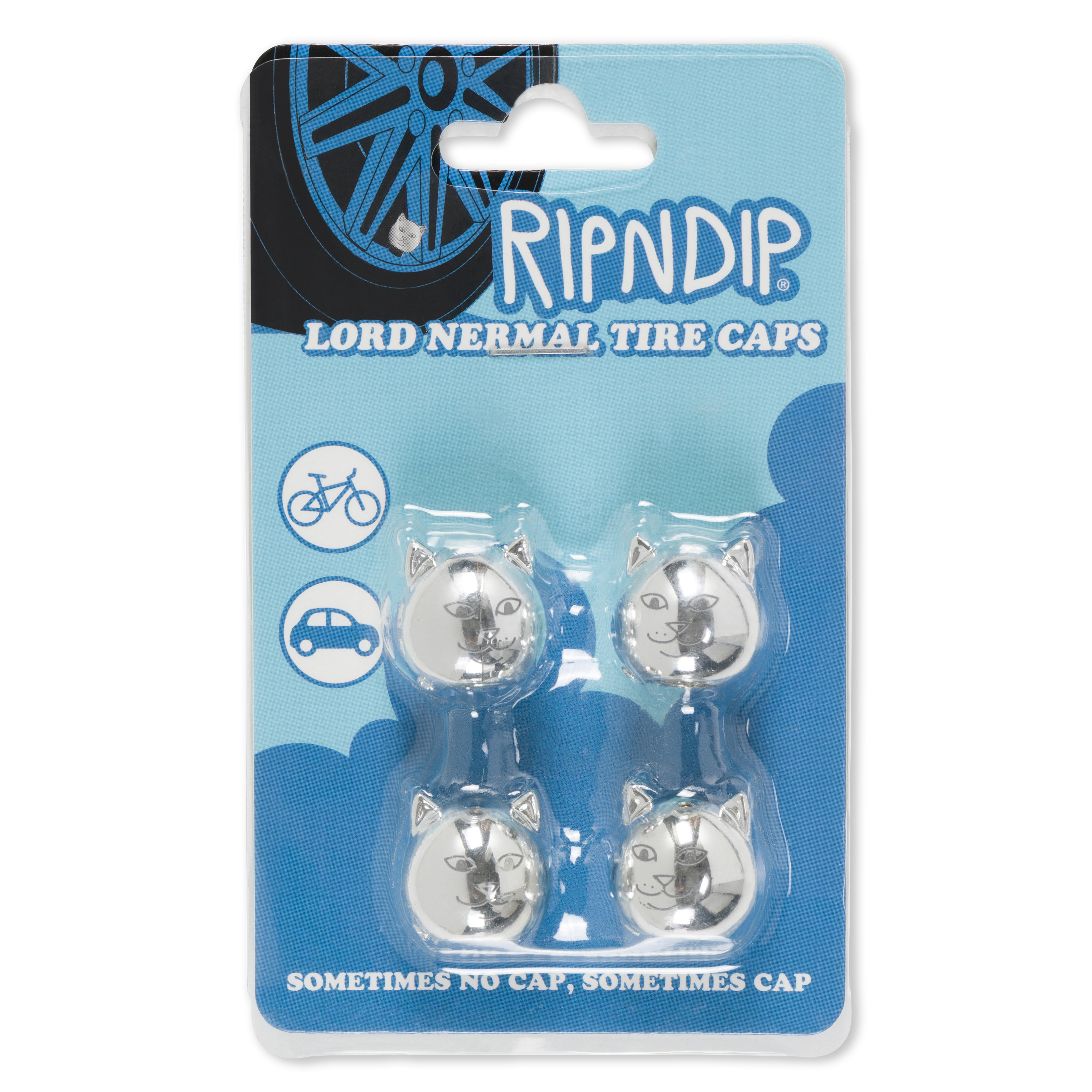 RIPNDIP Lord Nermal Tire Caps (Silver)
