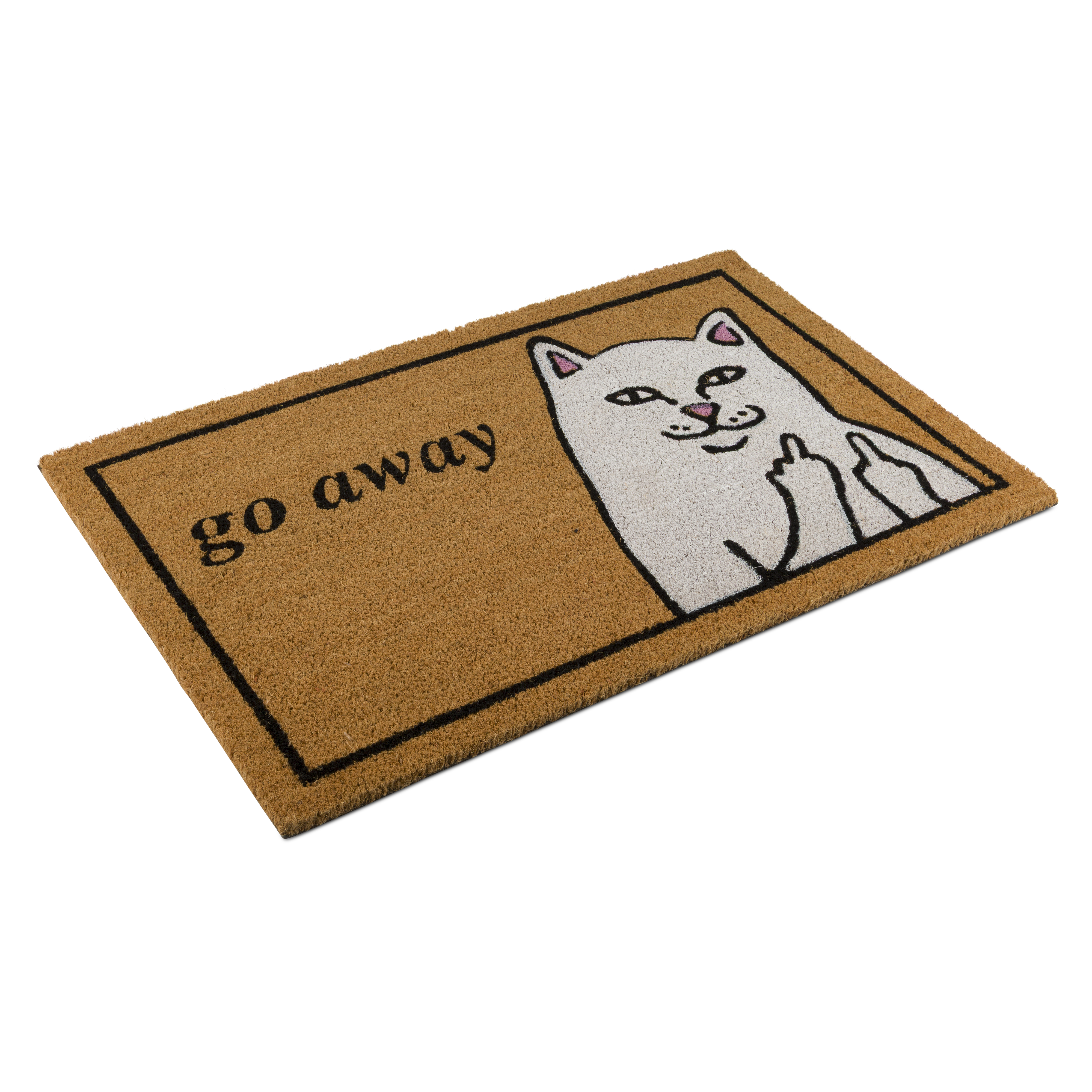 RIPNDIP Go Away Door Mat (Brown)