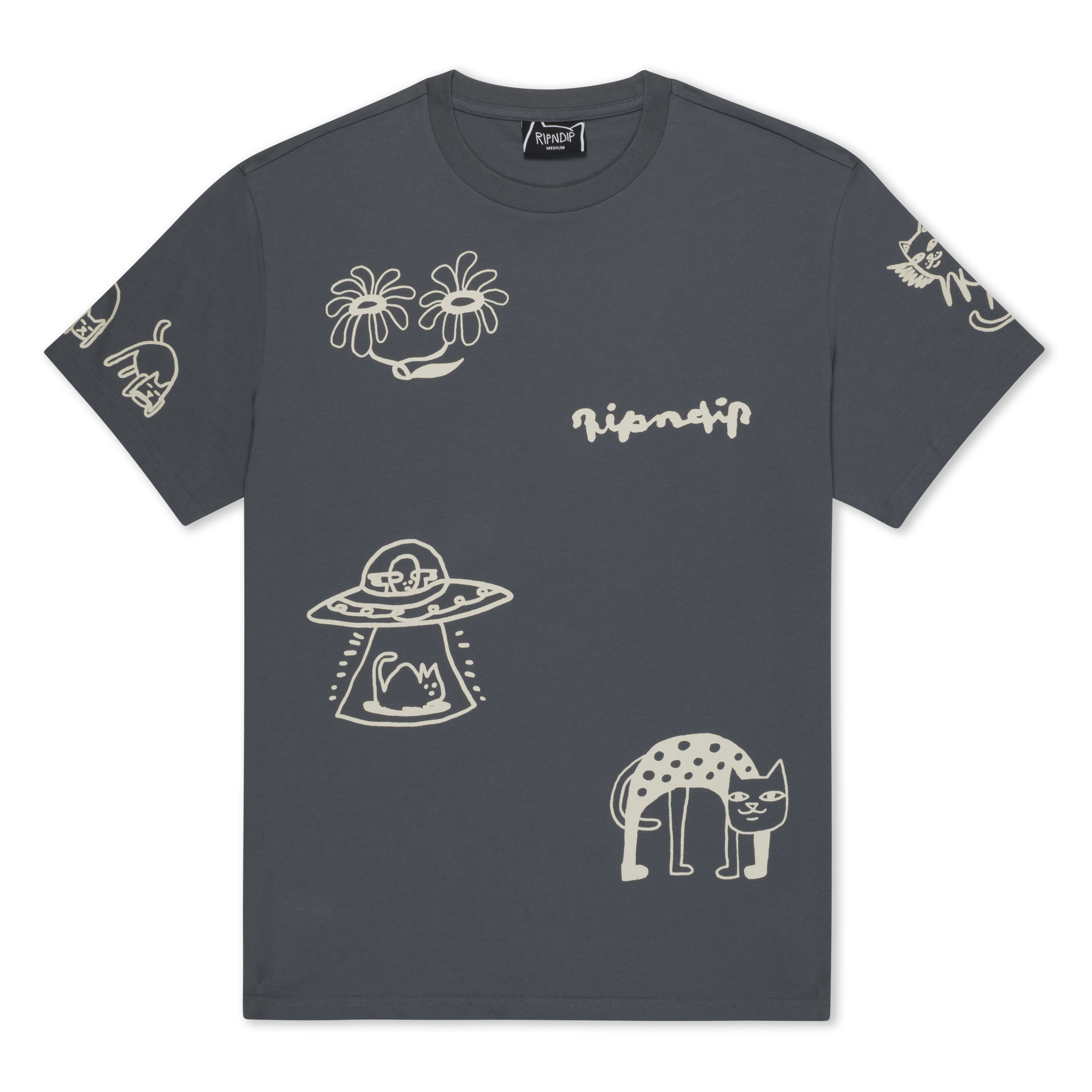 RIPNDIP Blonded Tee (Charcoal)