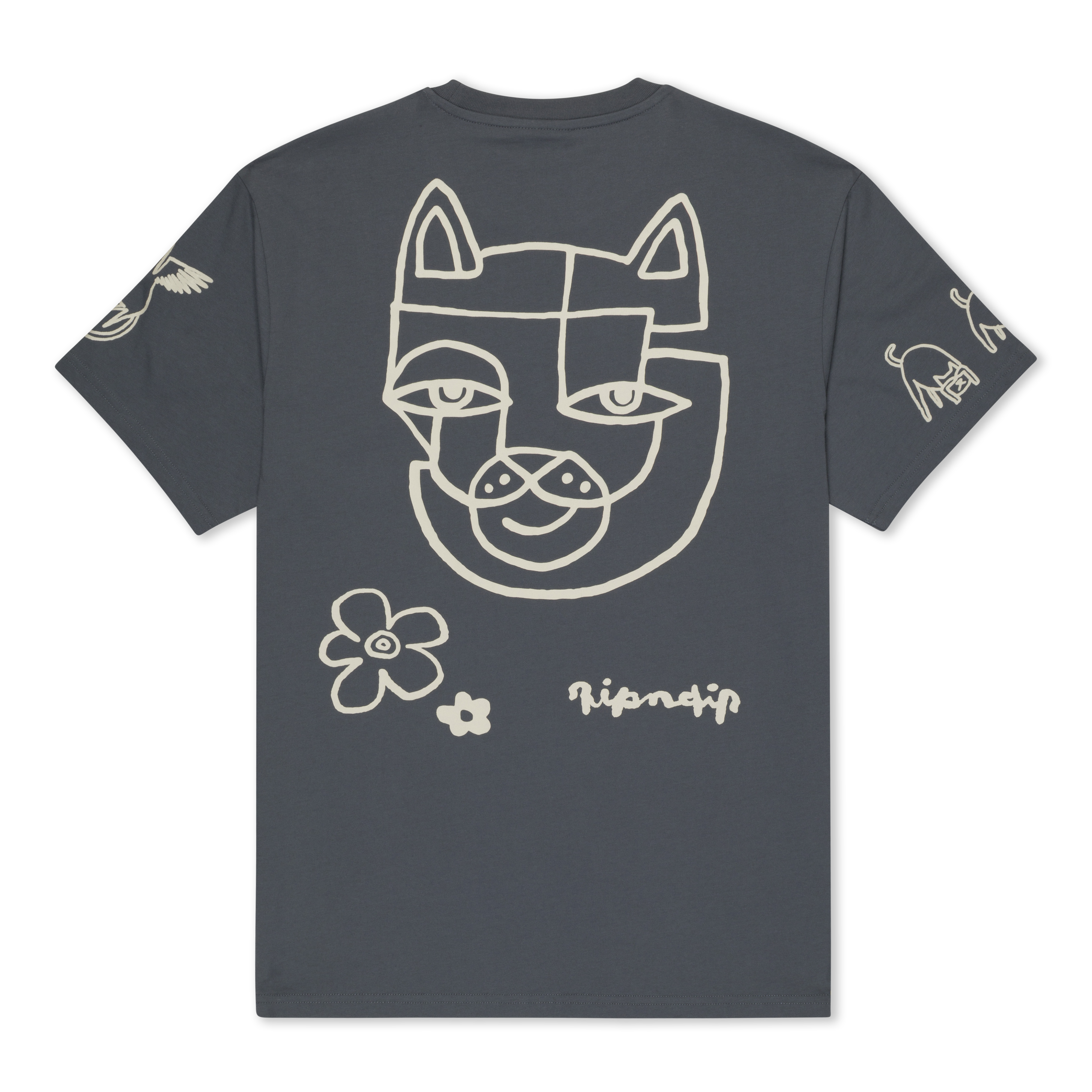RIPNDIP Blonded Tee (Charcoal)