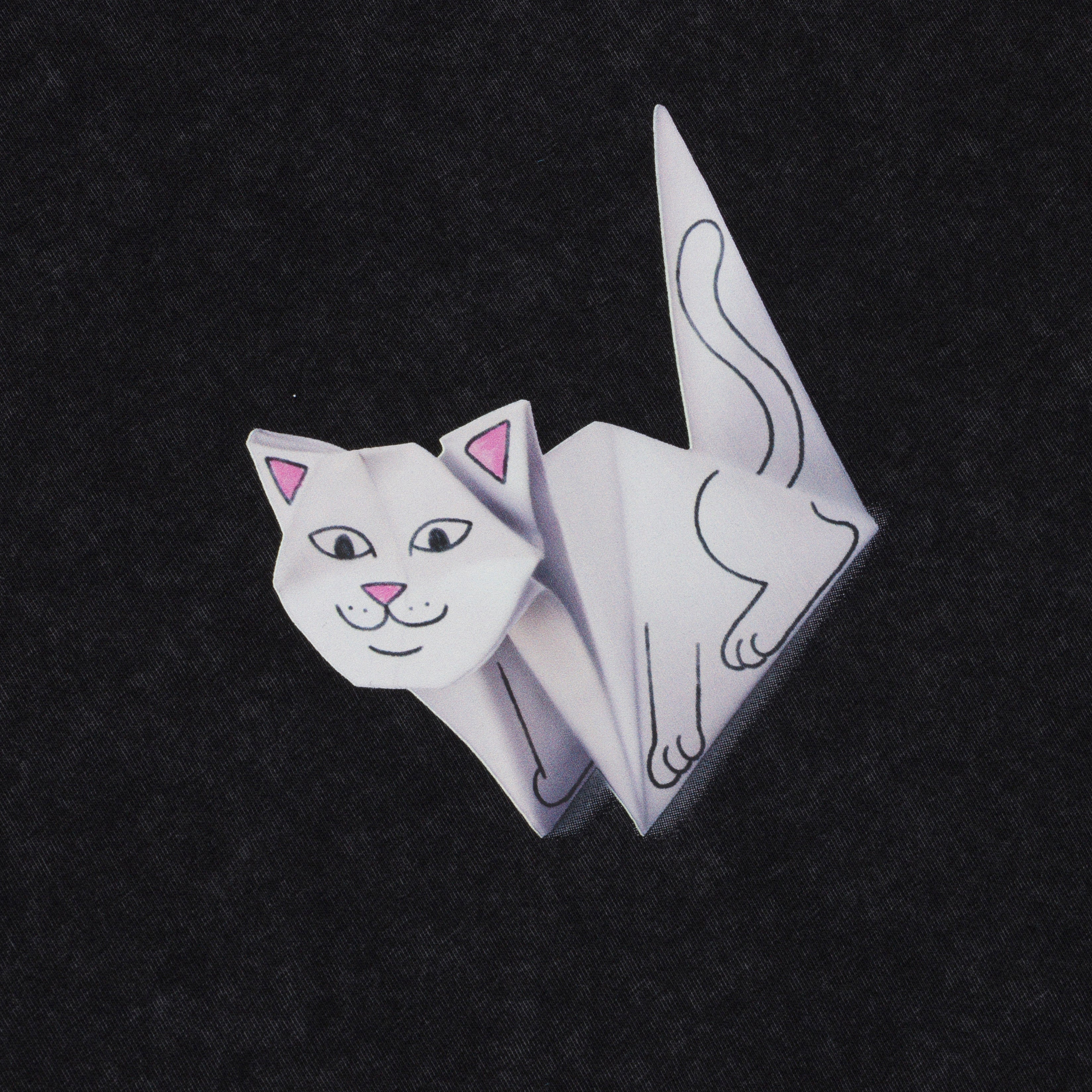 RIPNDIP Origami Tee (Black Vintage Wash)