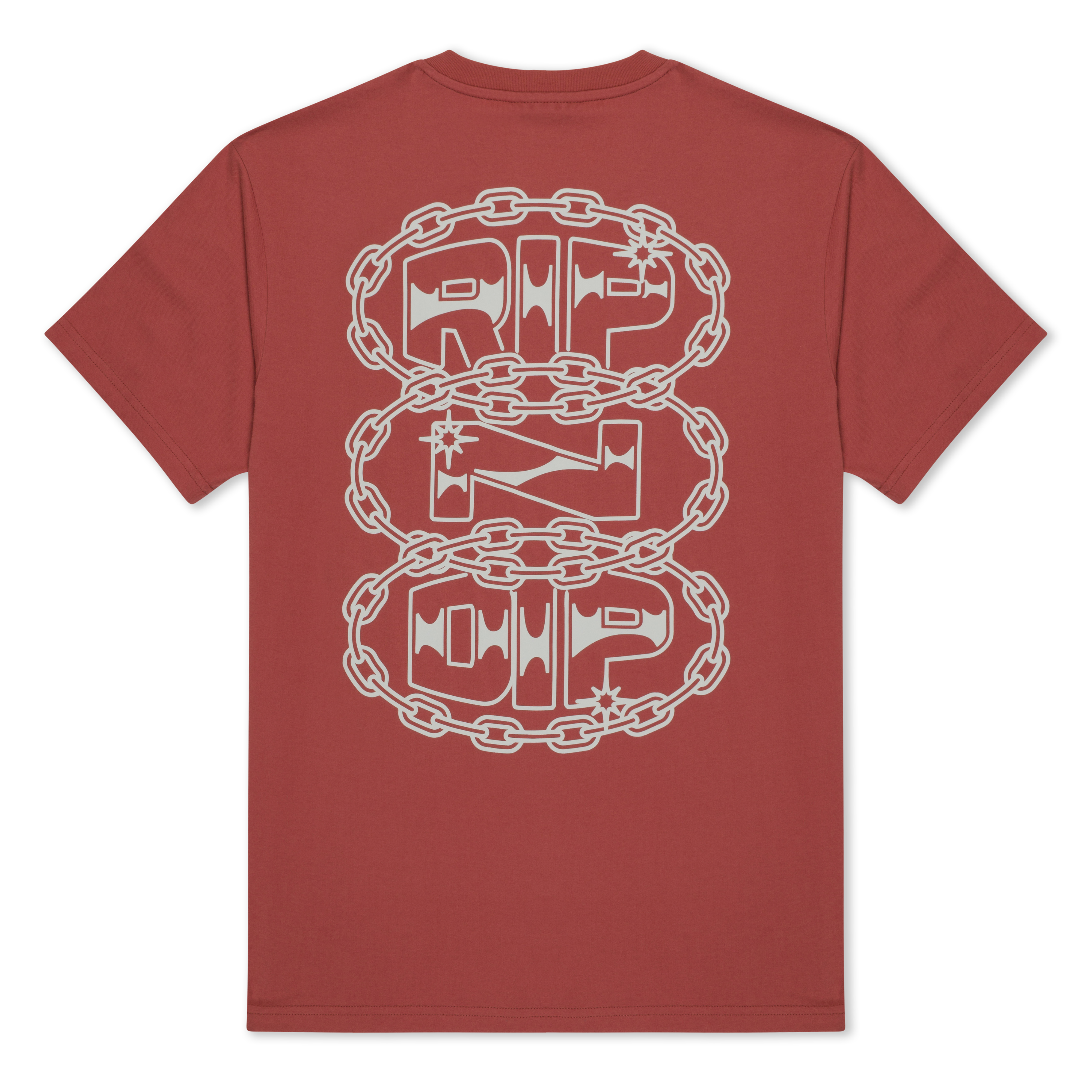 RIPNDIP Linked Up Tee (Burnt Orange)