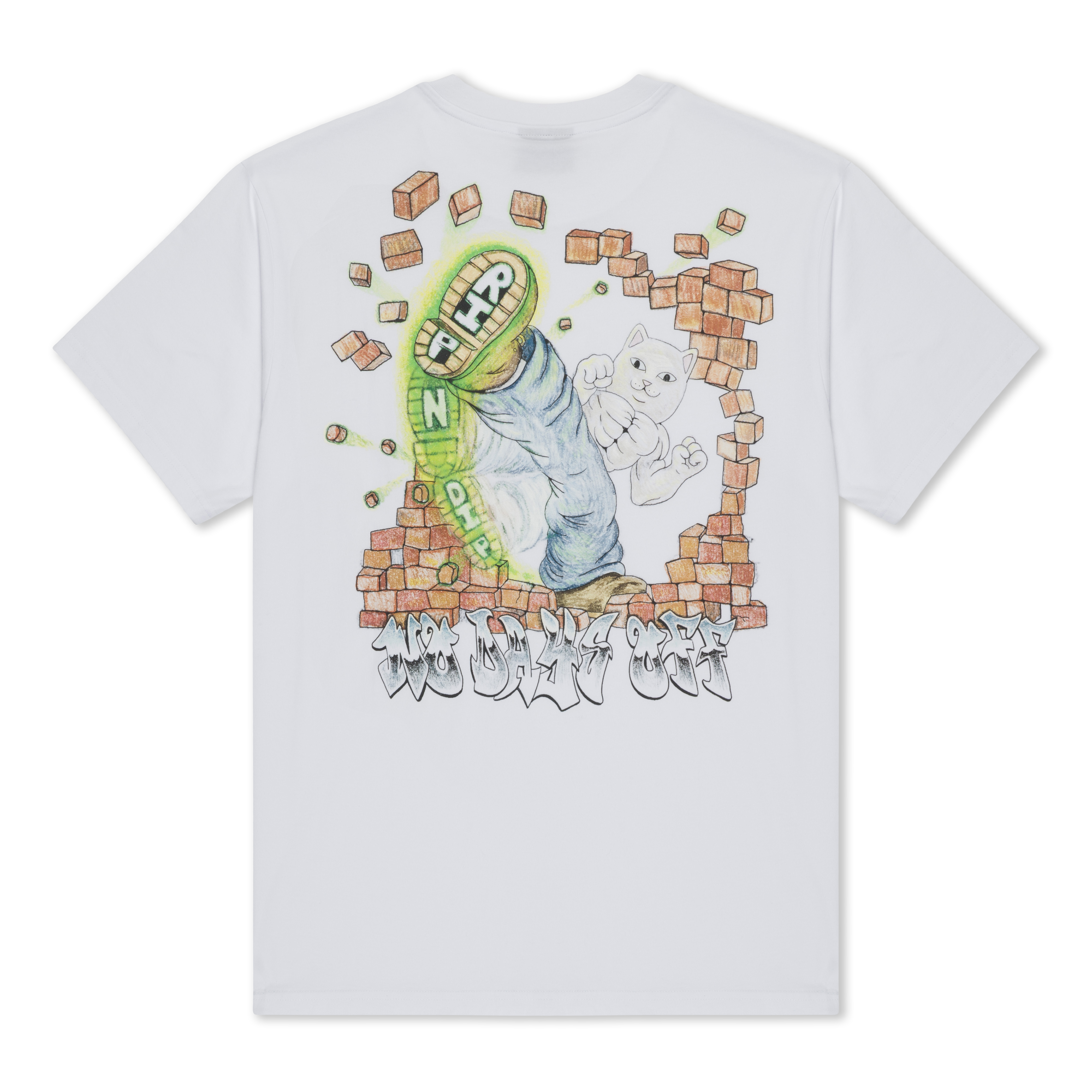 RIPNDIP Karate Kat Tee (White)