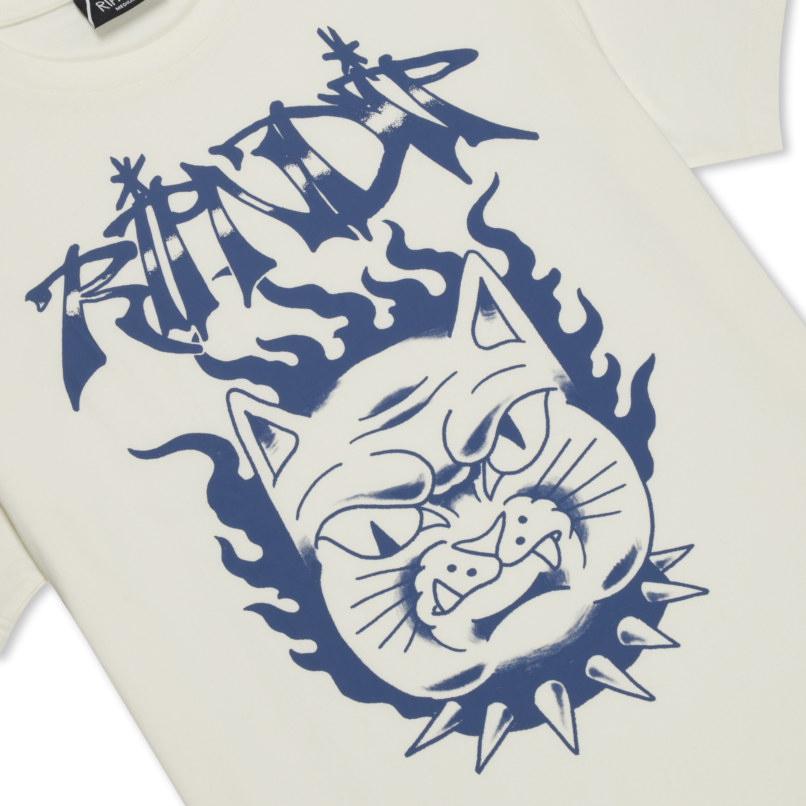 RIPNDIP The Happiest Cat Tee (Bone)