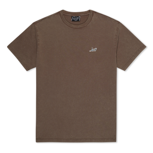 Castanza Short Sleeve Tee (Brown Vintage Wash)