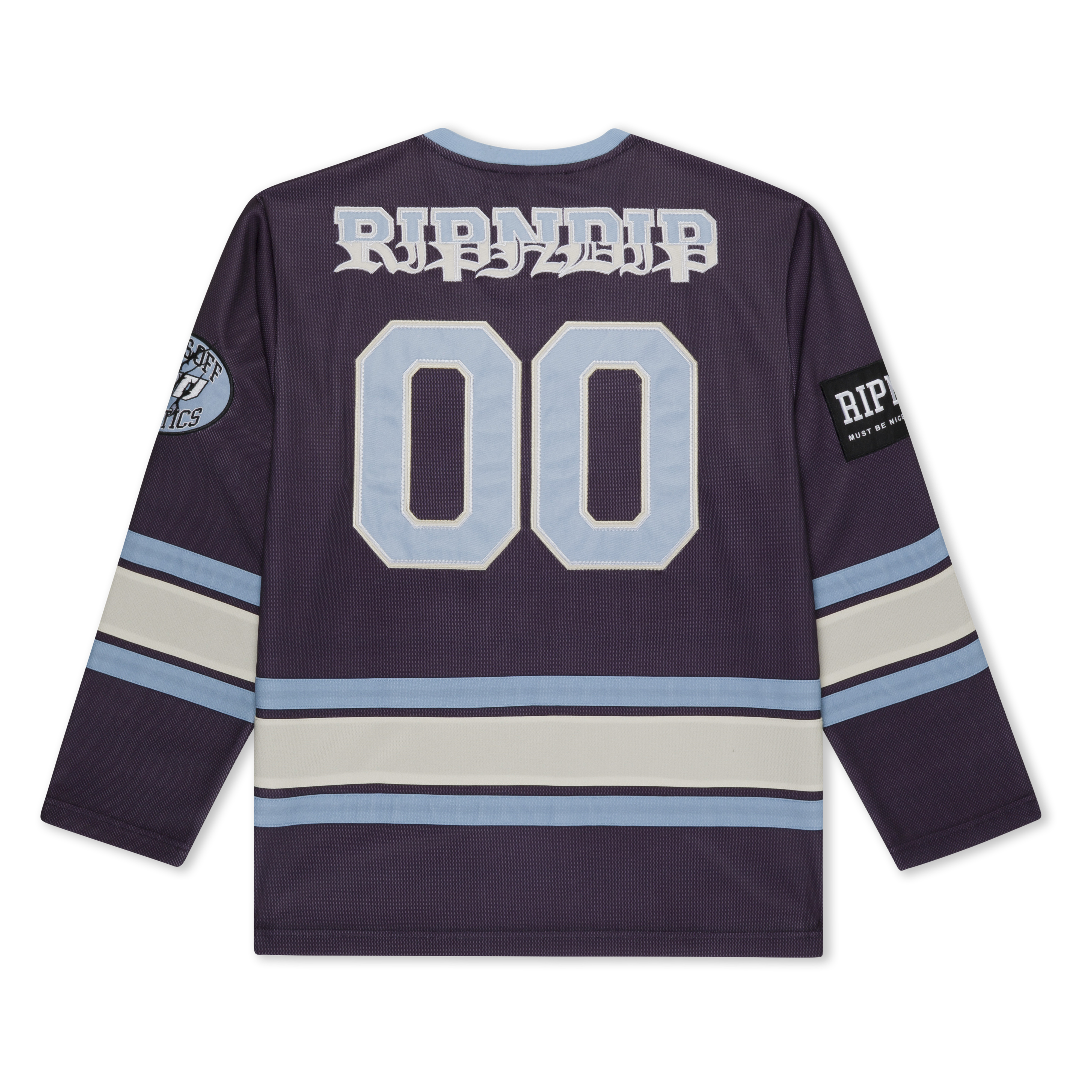 RIPNDIP No Days Off Hockey Jersey  (Plum)