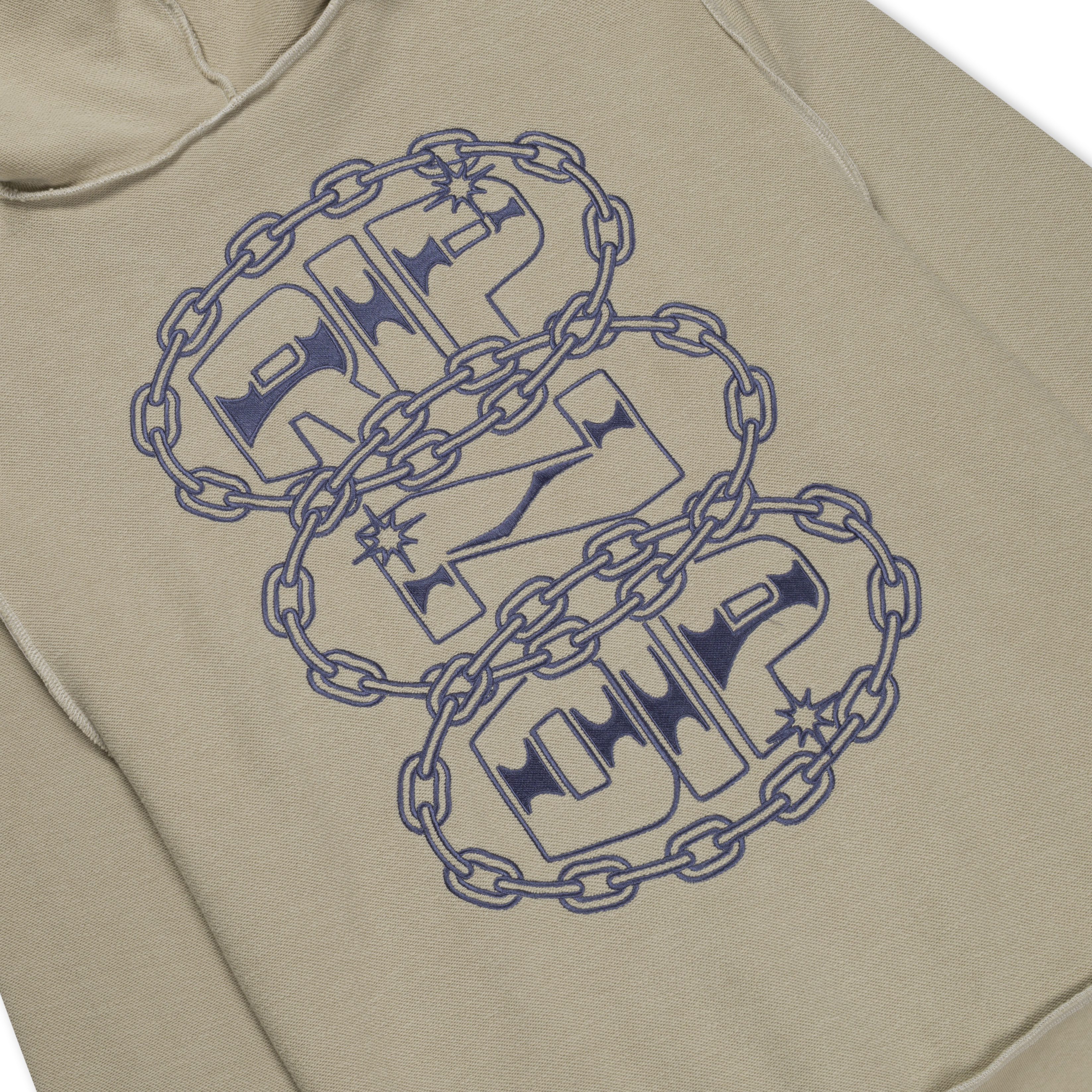 RIPNDIP Linked Up Reverse Stitched Hoodie (Khaki)