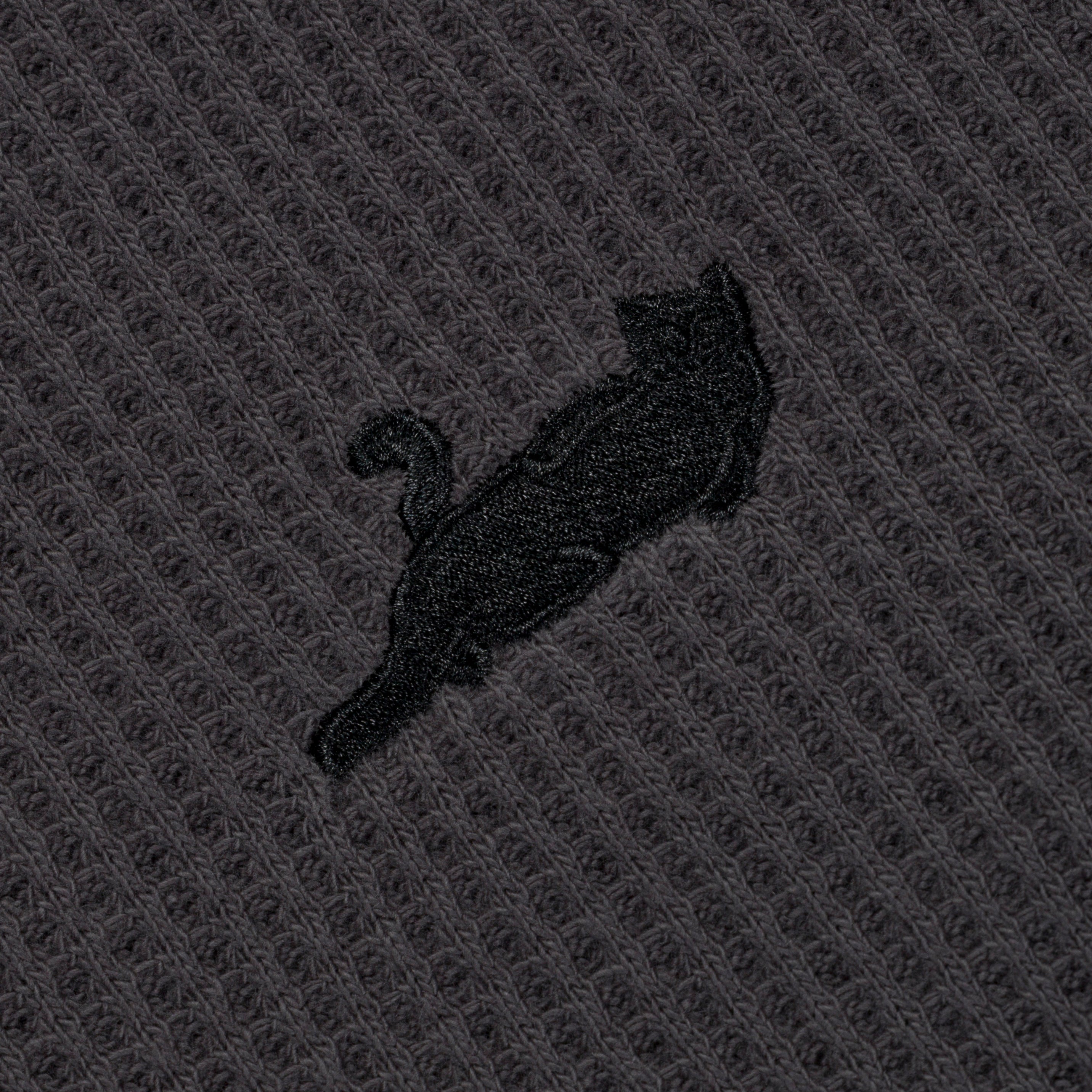 RIPNDIP Castanza Waffle Knit Long Sleeve (Charcoal)