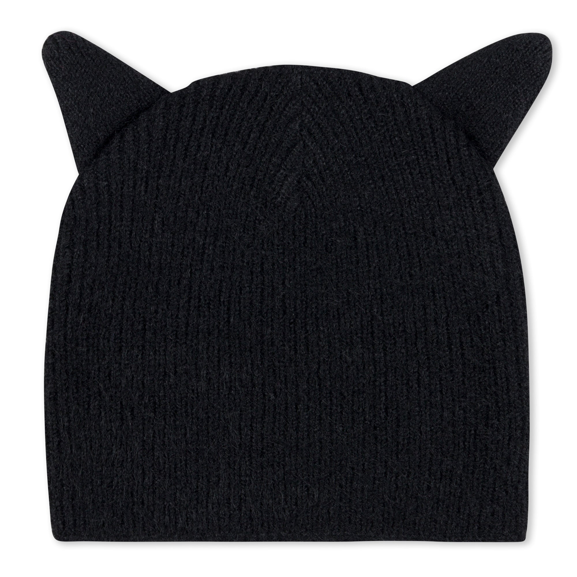 RIPNDIP Kitty Ears Mohair Beanie (Black)