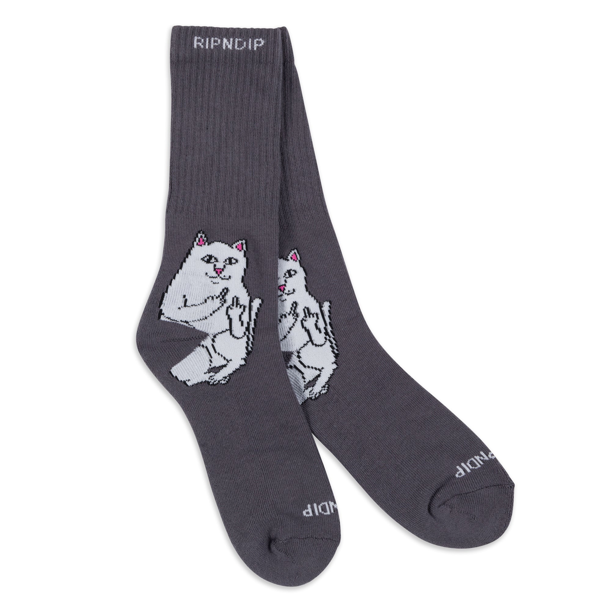 RIPNDIP Lord Nermal Socks (Charcoal)