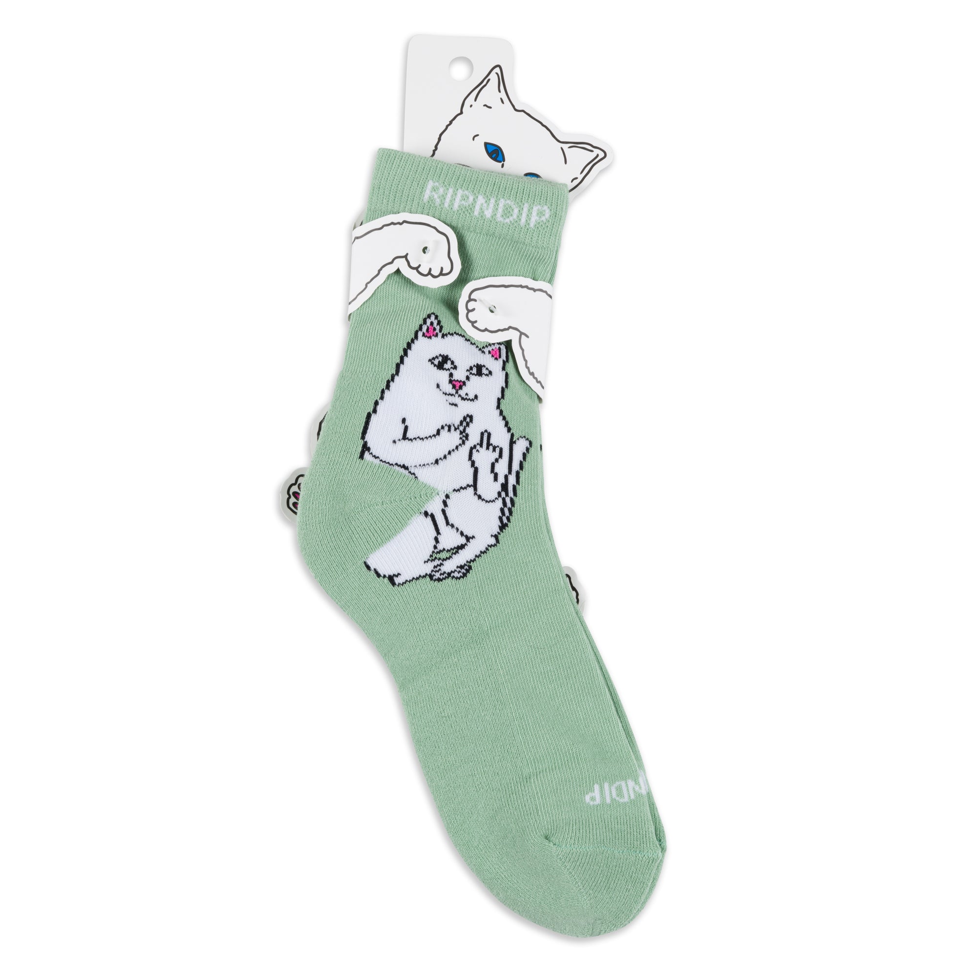 RIPNDIP Lord Nermal Mid Socks (Pine)