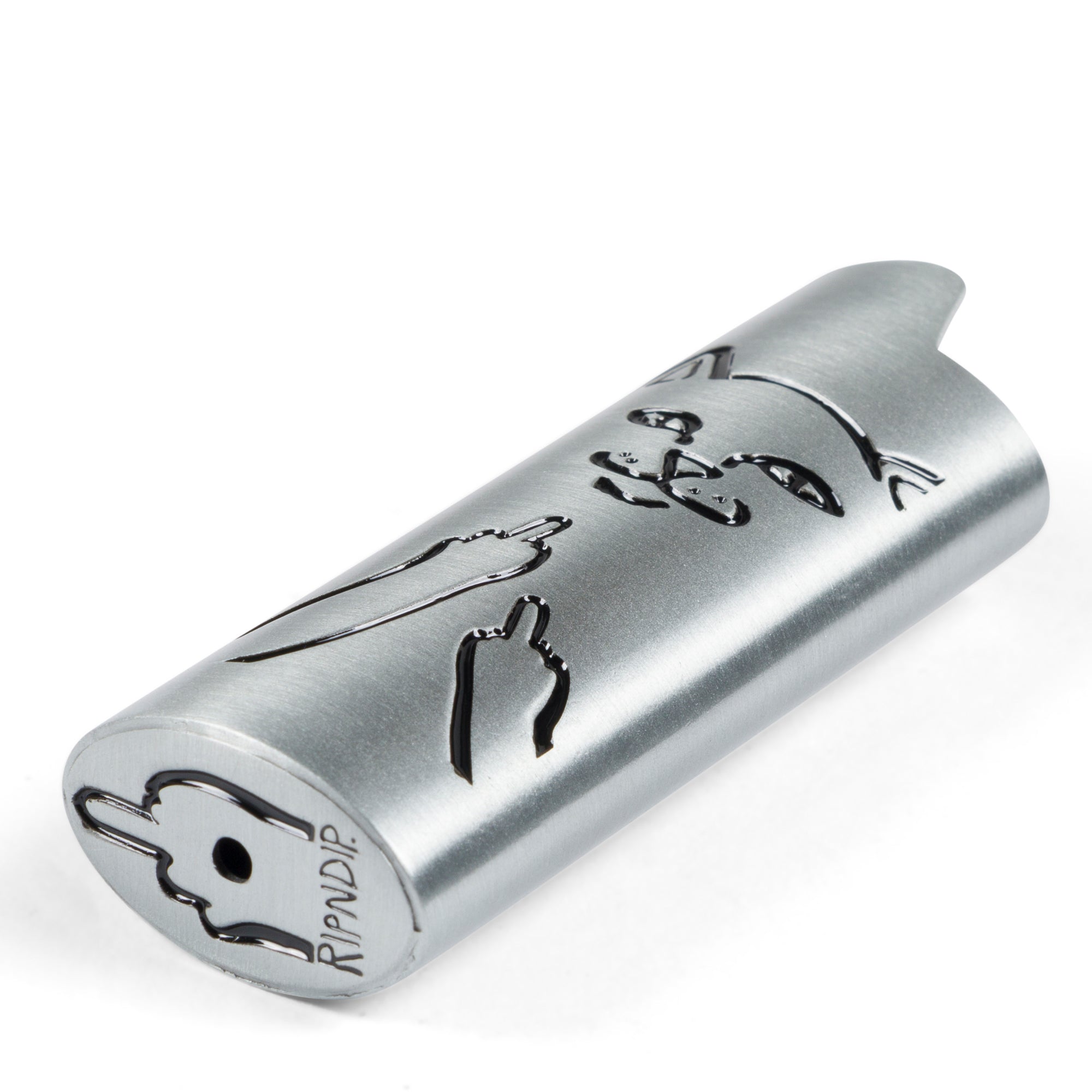 RIPNDIP Lord Nermal Lighter Cover (Silver)