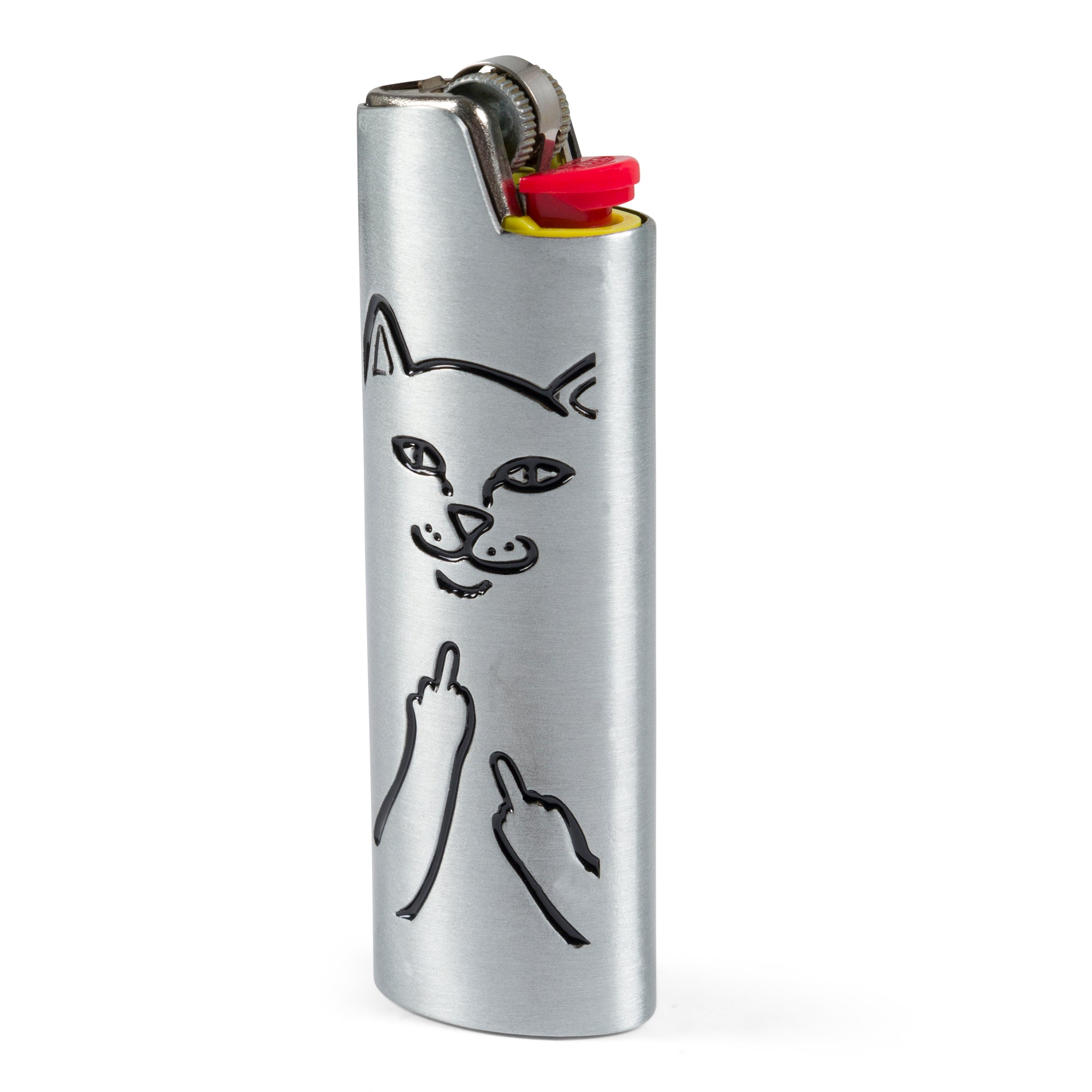 RIPNDIP Lord Nermal Lighter Cover (Silver)