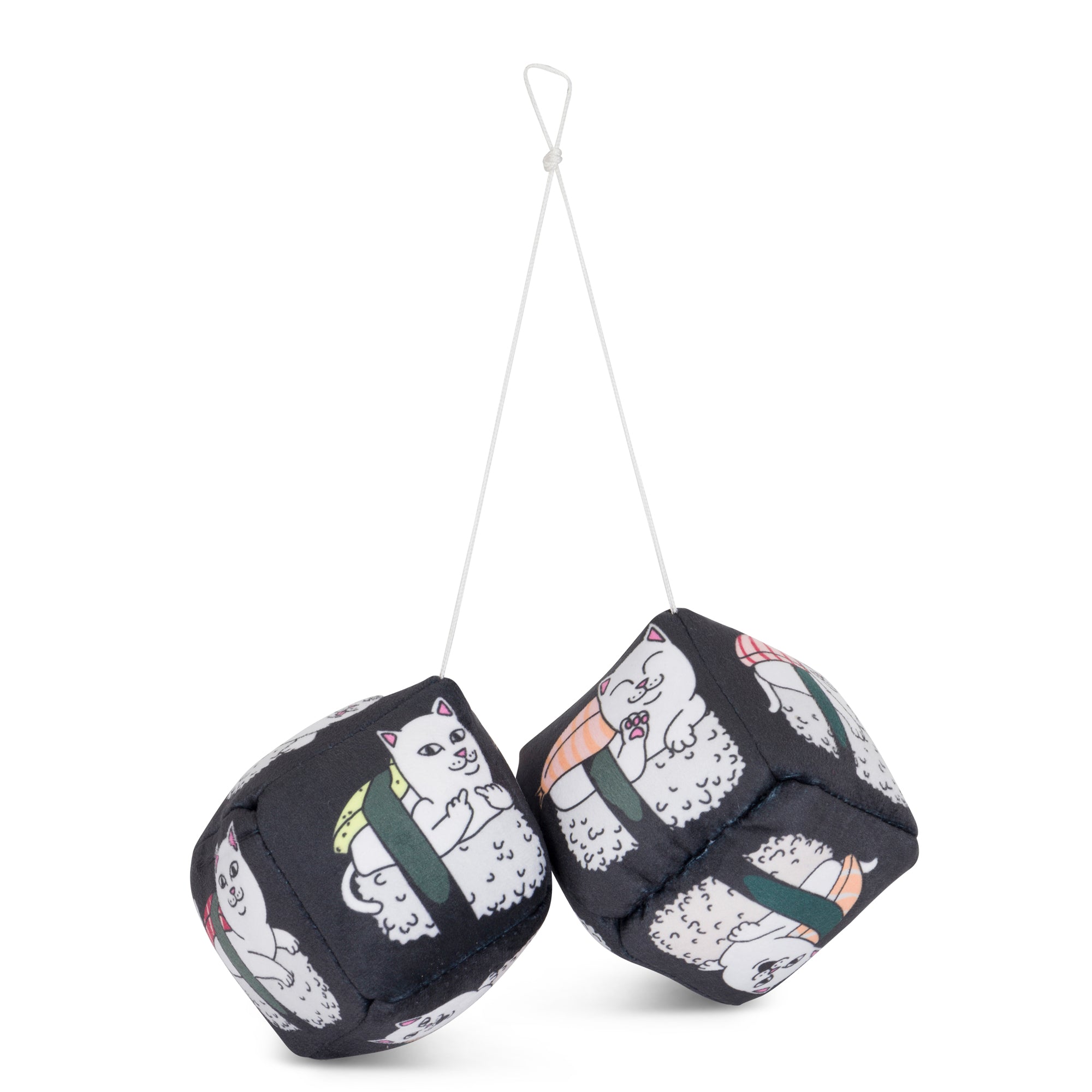 RIPNDIP Sushi Nerm Fuzzy Dice (Black)