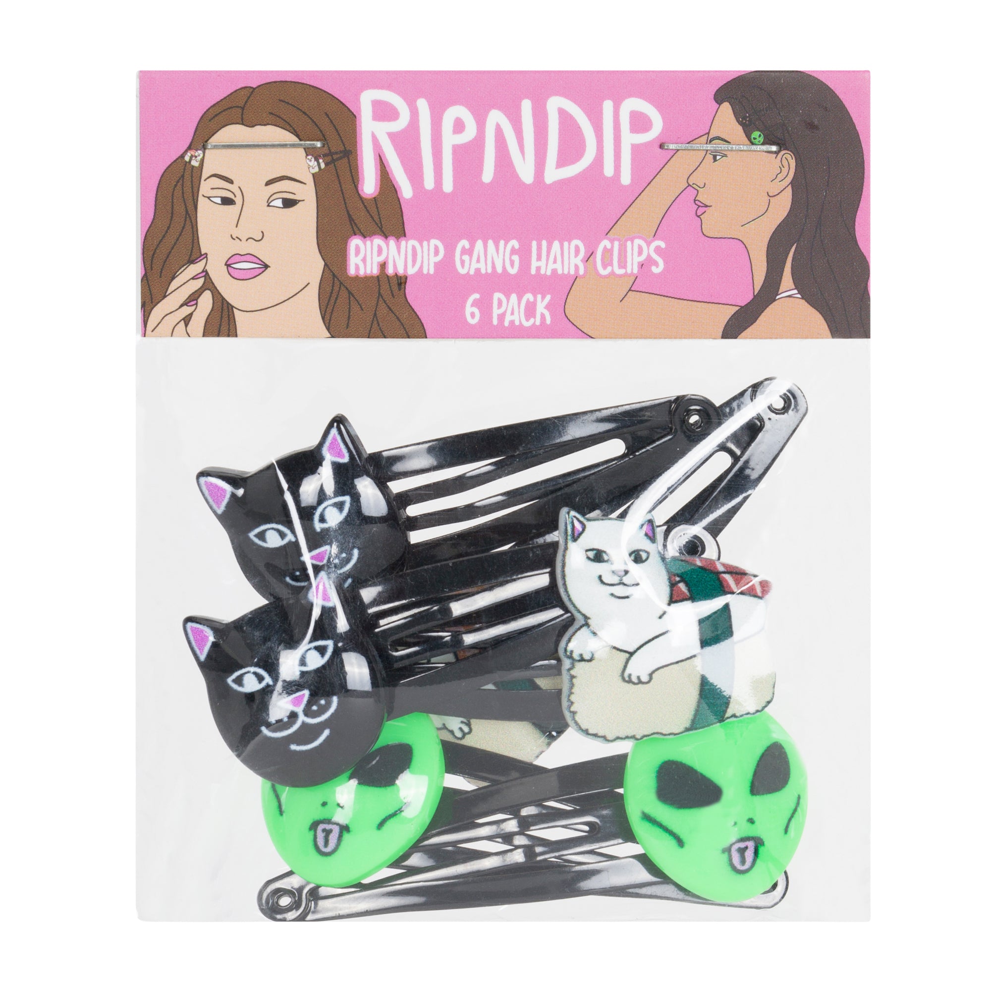 RIPNDIP Ripndip Gang Hair Clip 6 Pack (Multi)