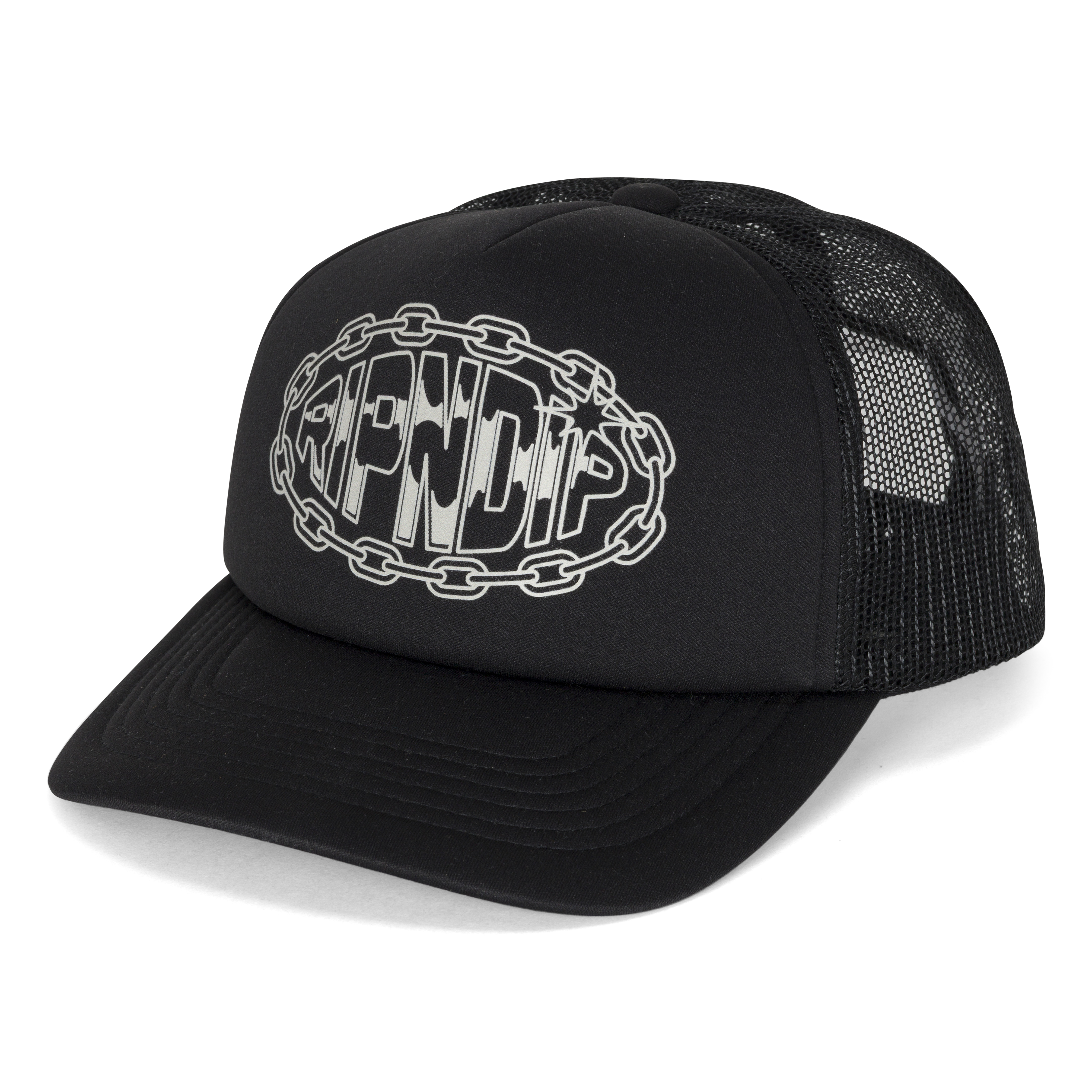 RIPNDIP Linked Up Trucker Hat (Black)