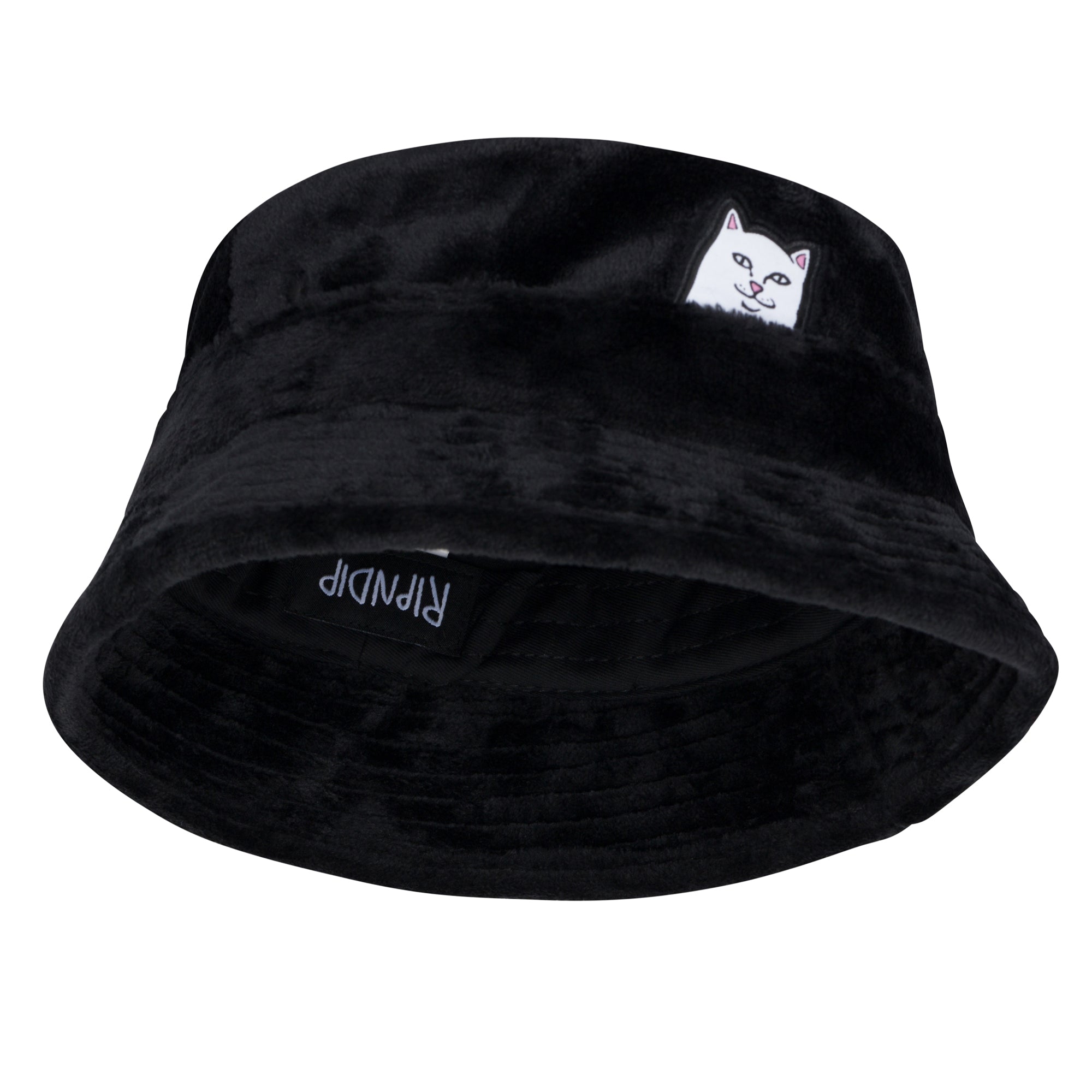 RIPNDIP Lord Nermal Sherpa Bucket Hat (Black)