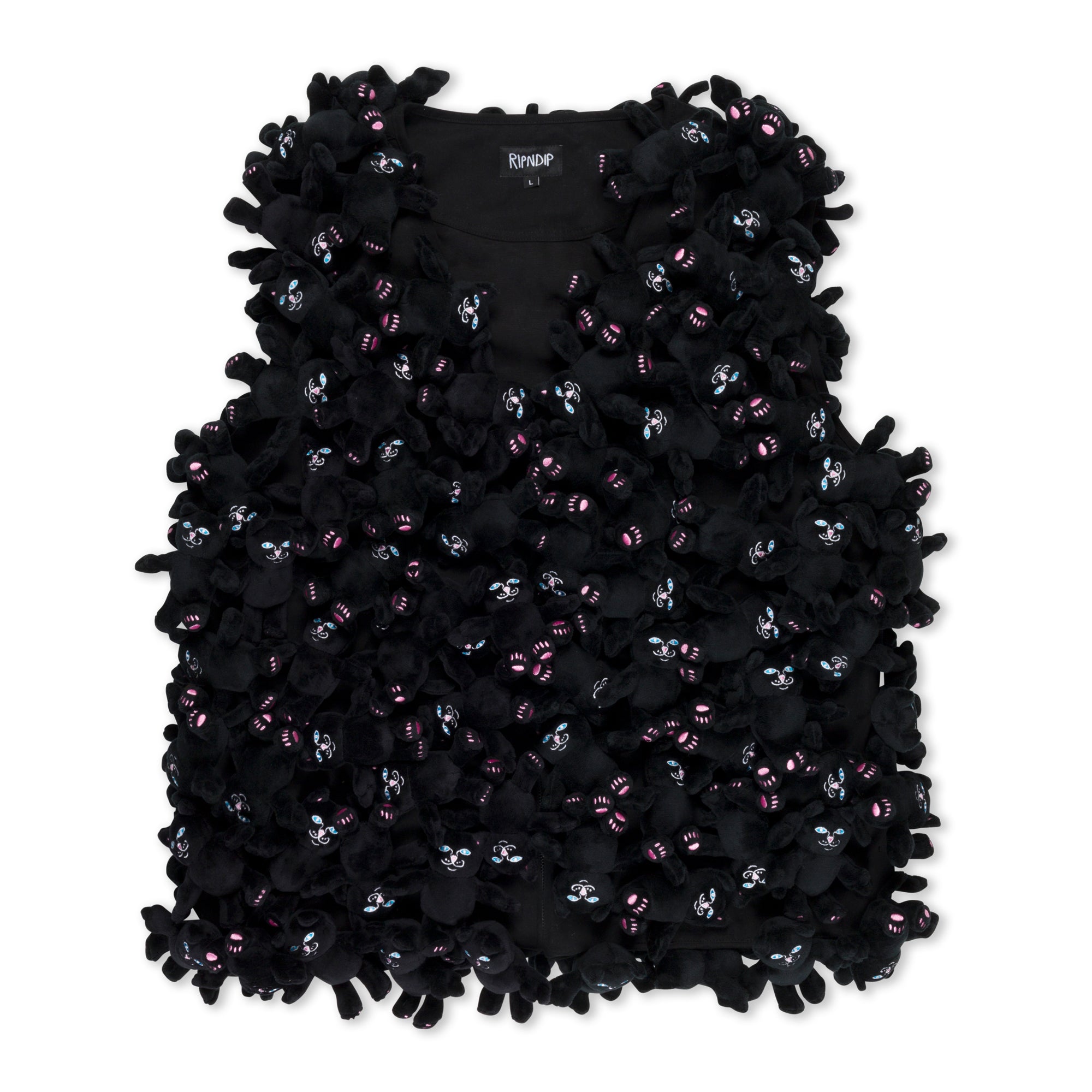 RIPNDIP Jermie Plush Vest (Black)