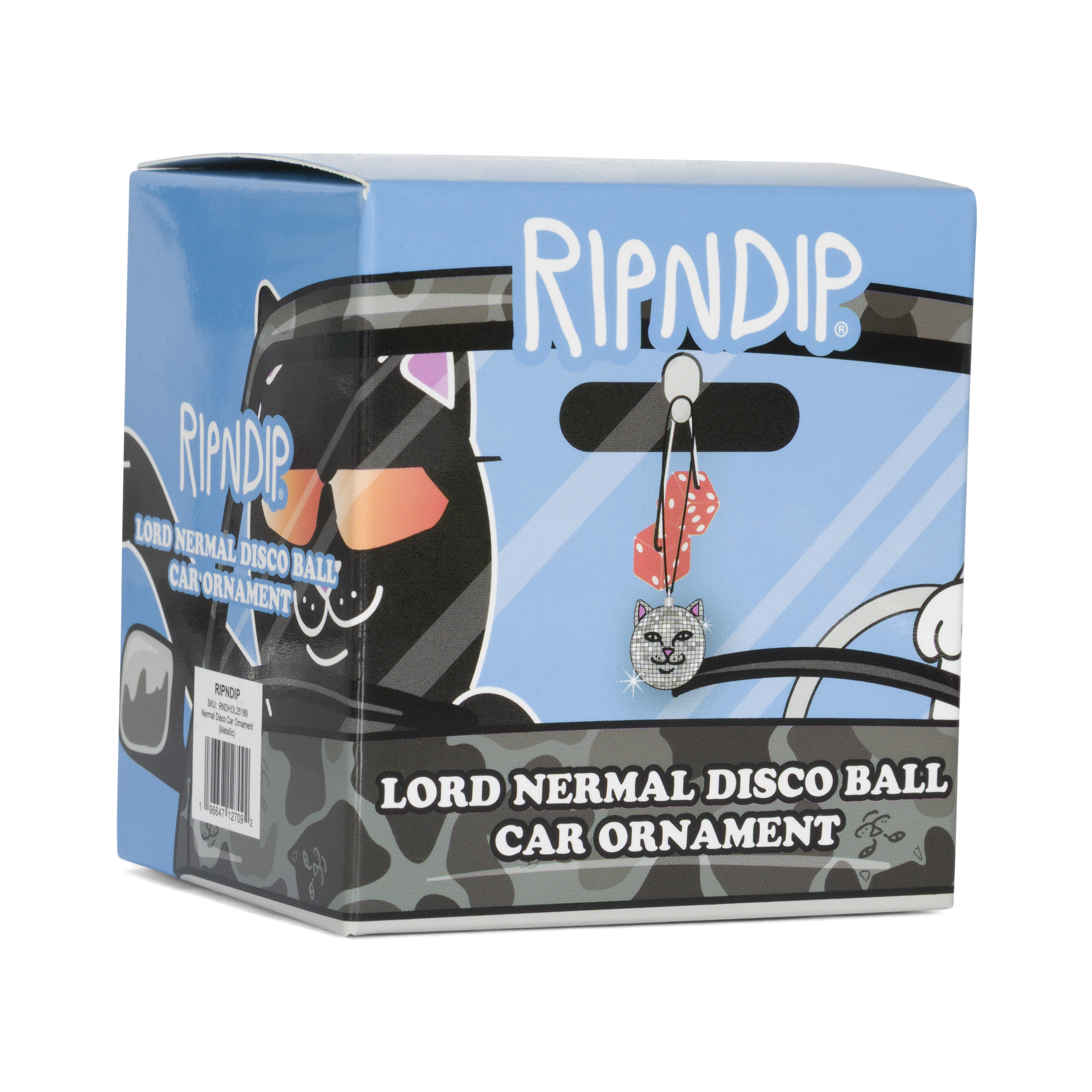 RIPNDIP Nermal Disco Car Ornament (Metallic)