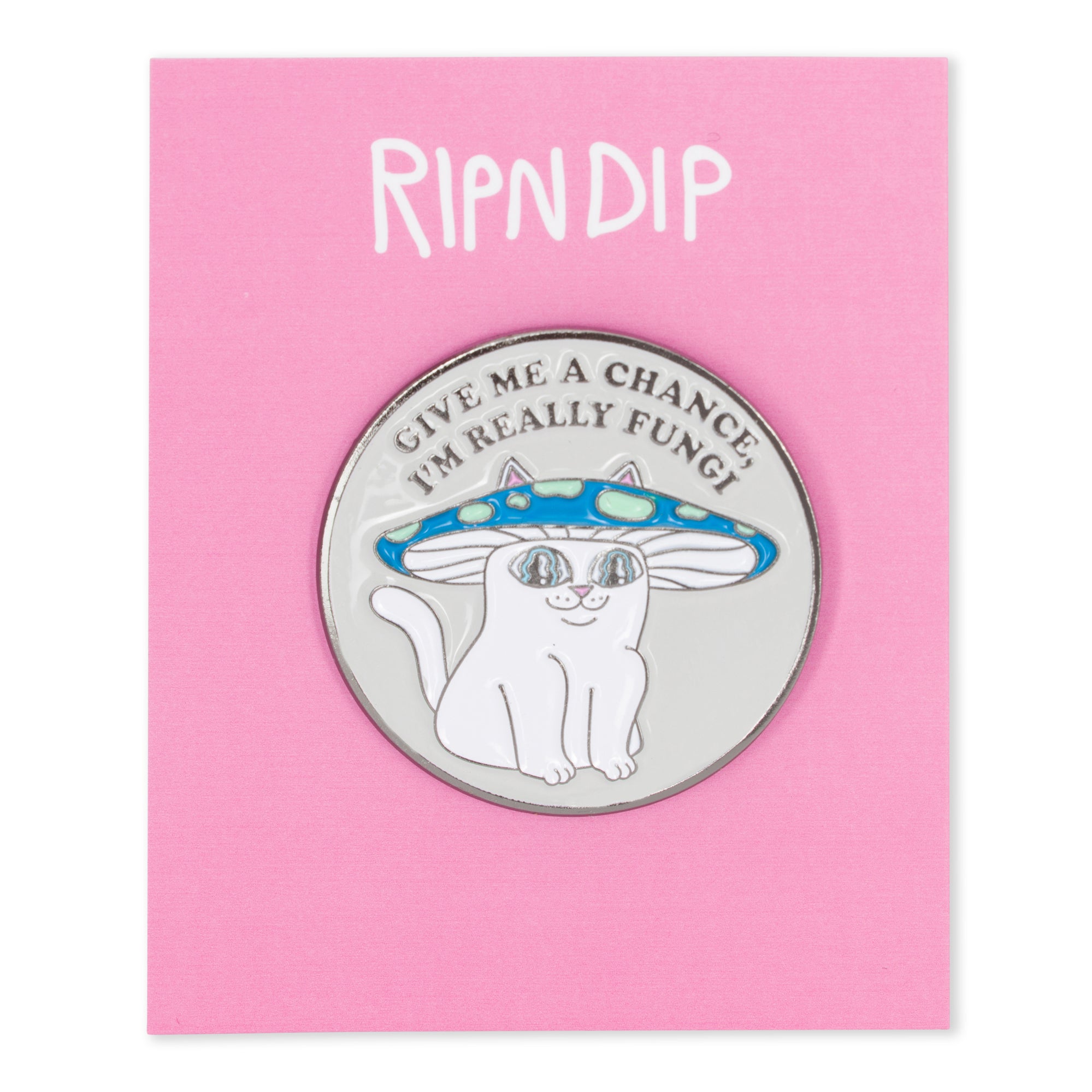 RIPNDIP Shroom Cat Pin (Multi)