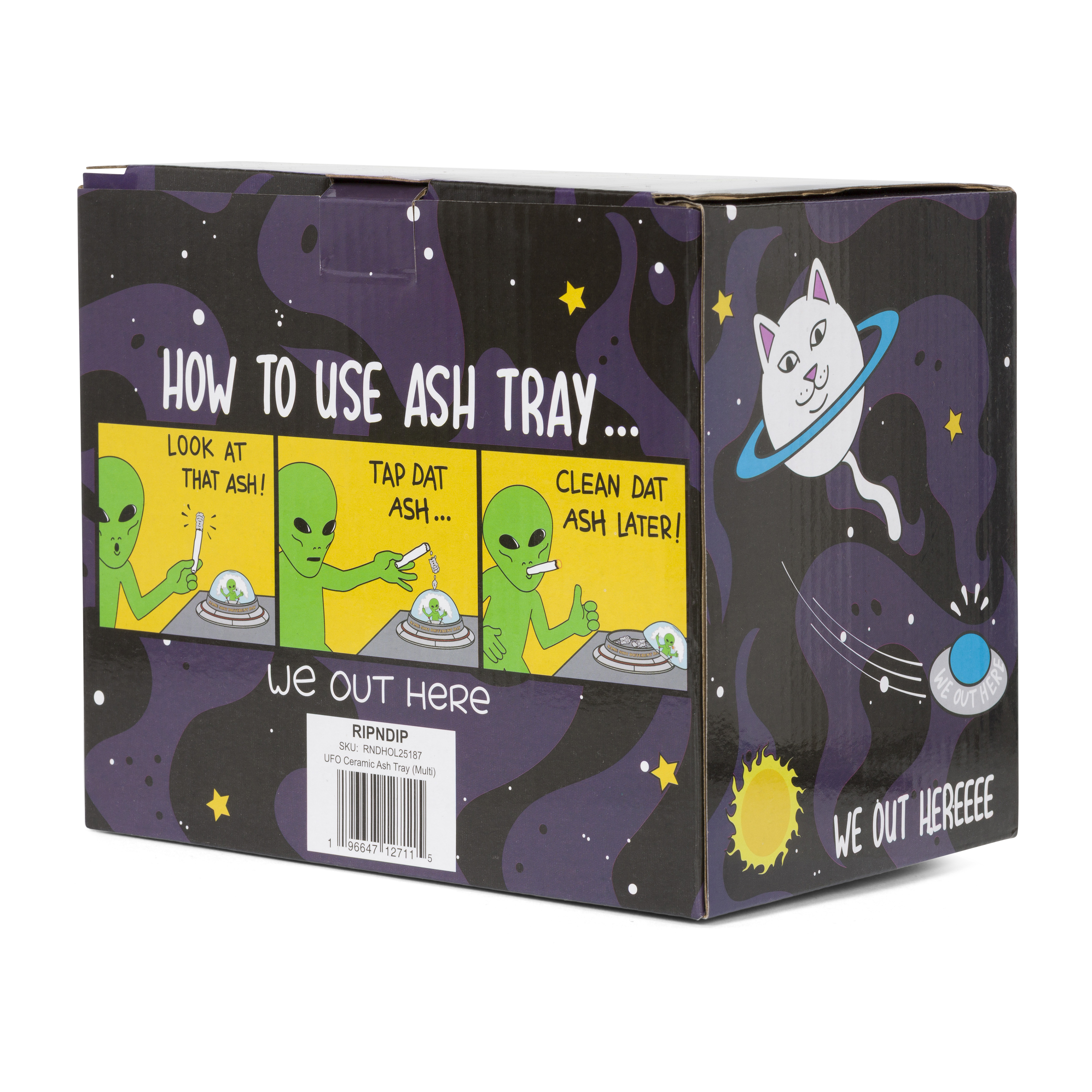 RIPNDIP UFO Ceramic Ashtray (Multi)