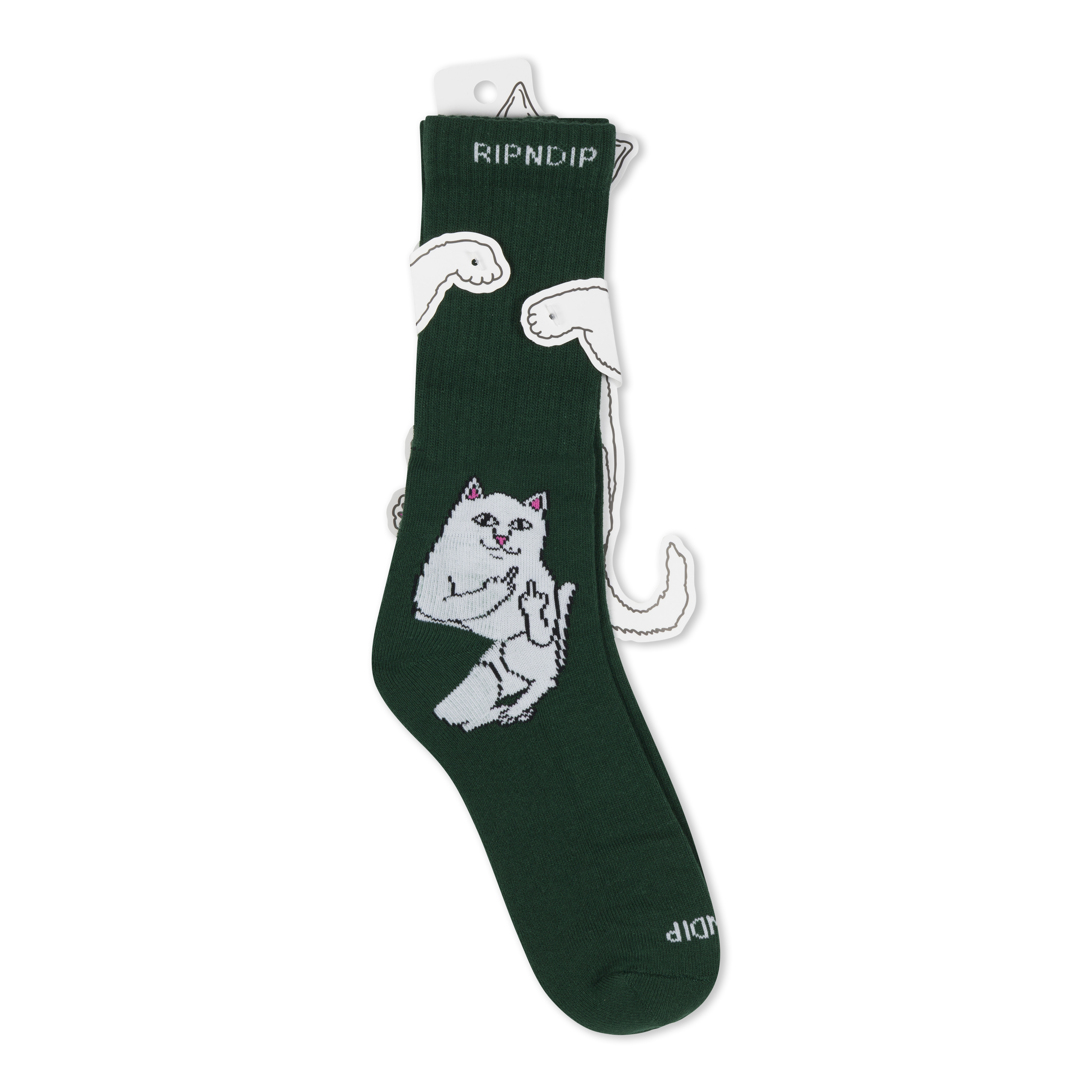 RIPNDIP Lord Nermal Socks (Hunter Green)