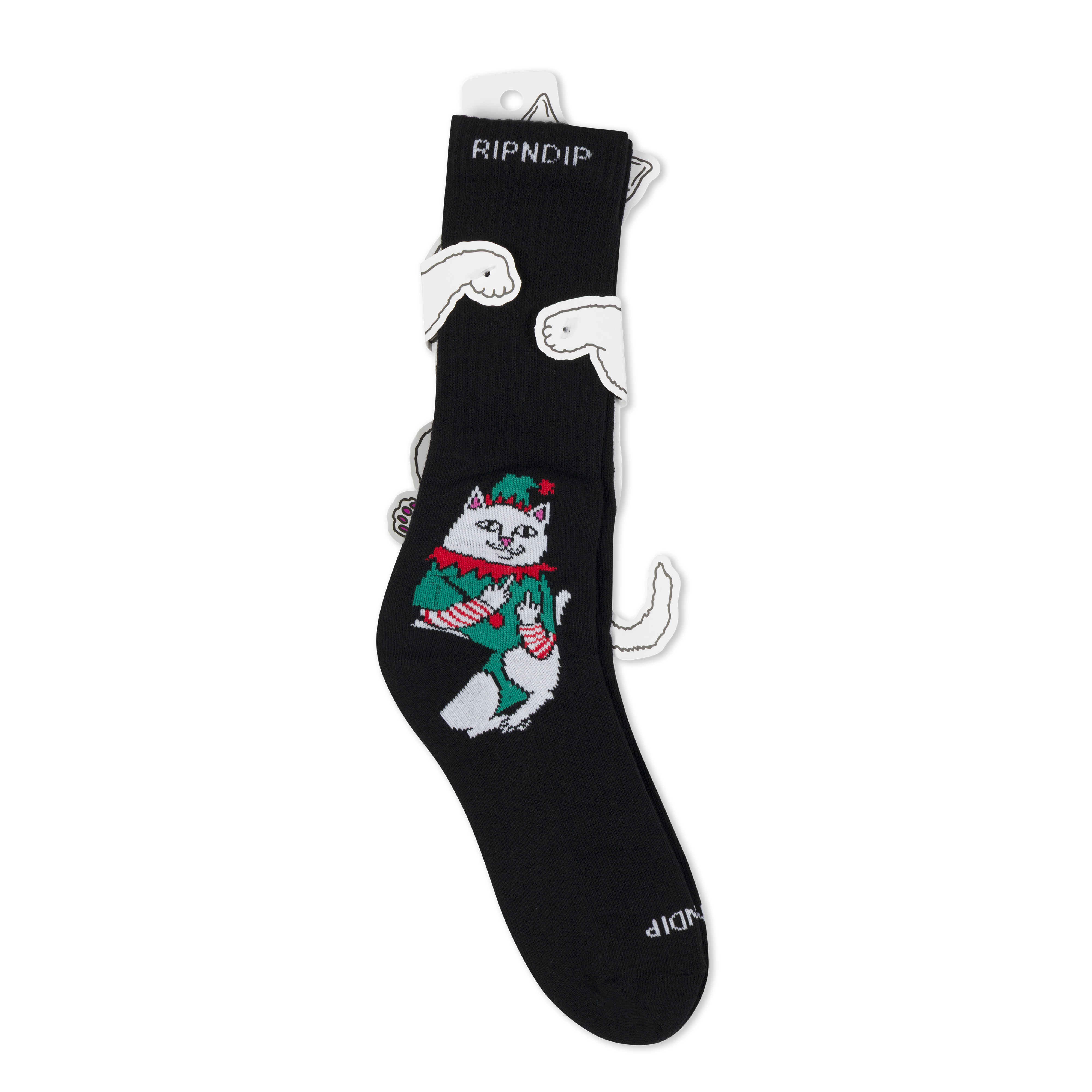 RIPNDIP Nermal Elf Socks (Black)