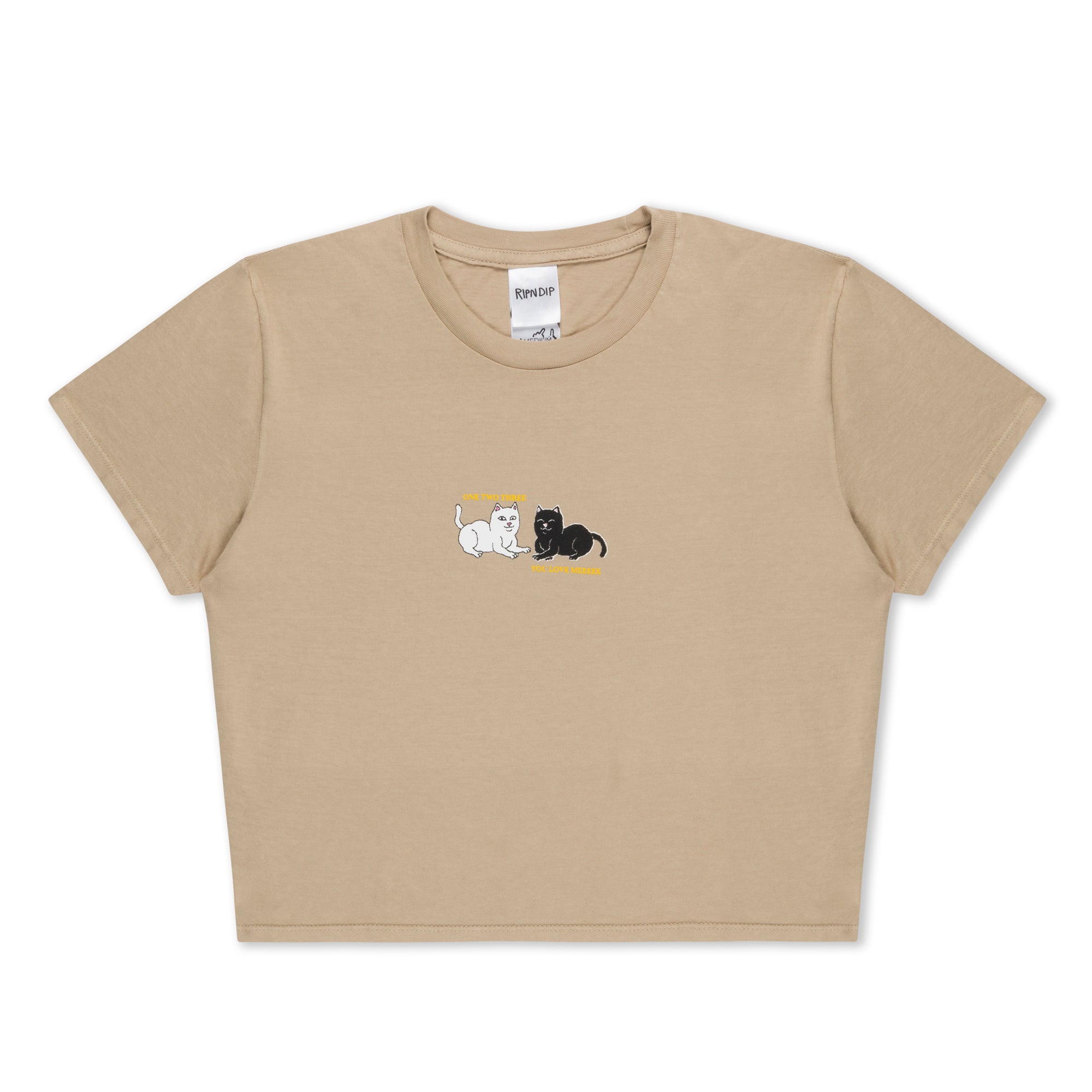 RIPNDIP You Love Me Baby Tee (Almond)