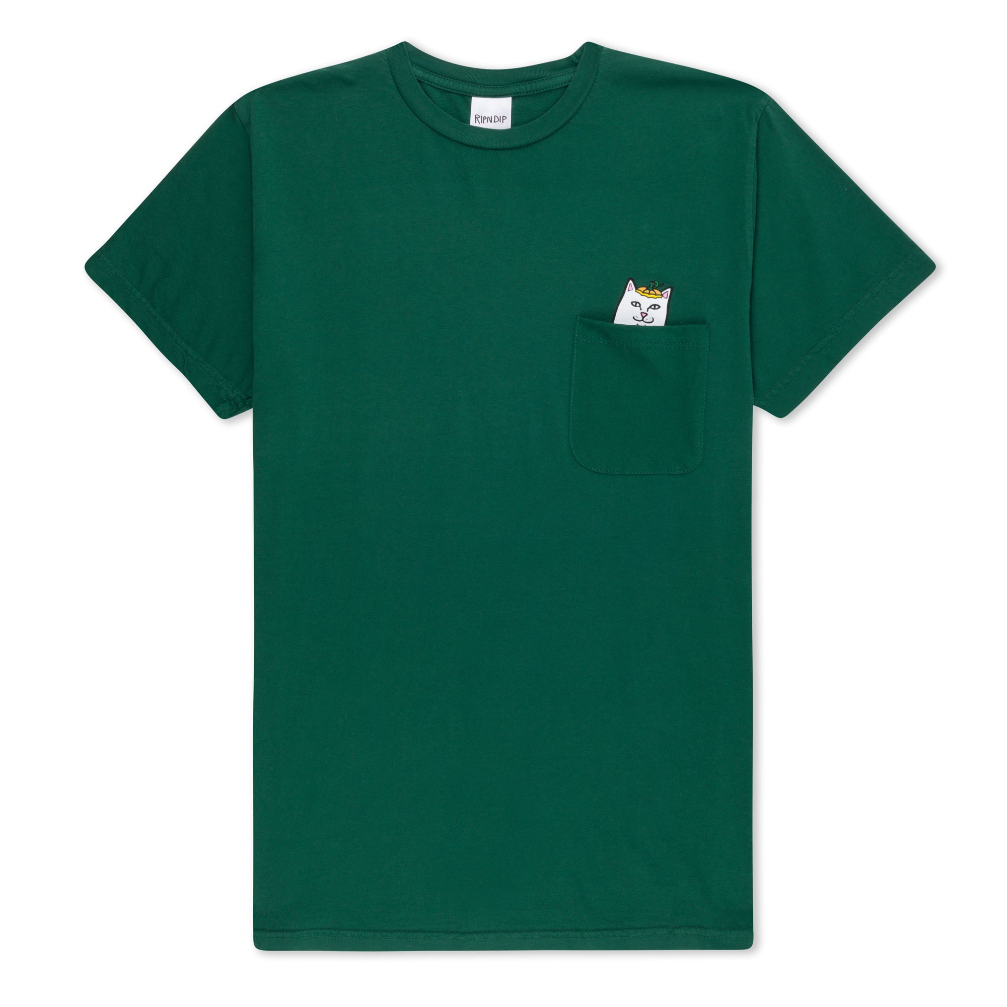 RIPNDIP Pumpkin Lord Nerm Pocket Tee (Hunter Green)