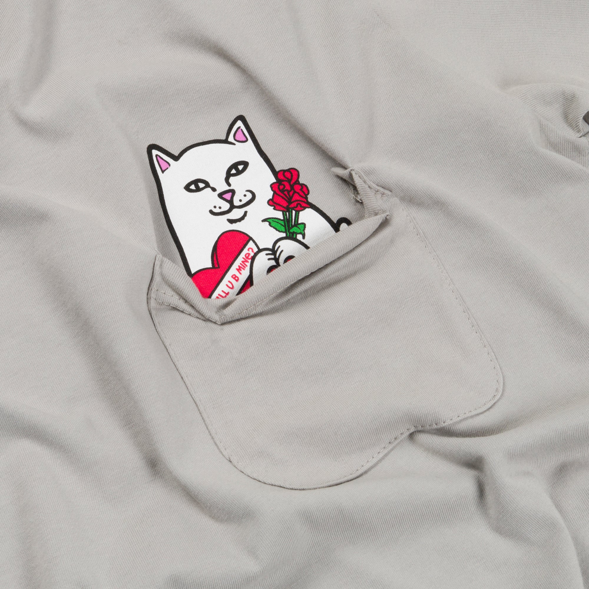 RIPNDIP Be Mine Pocket Tee (Grey)