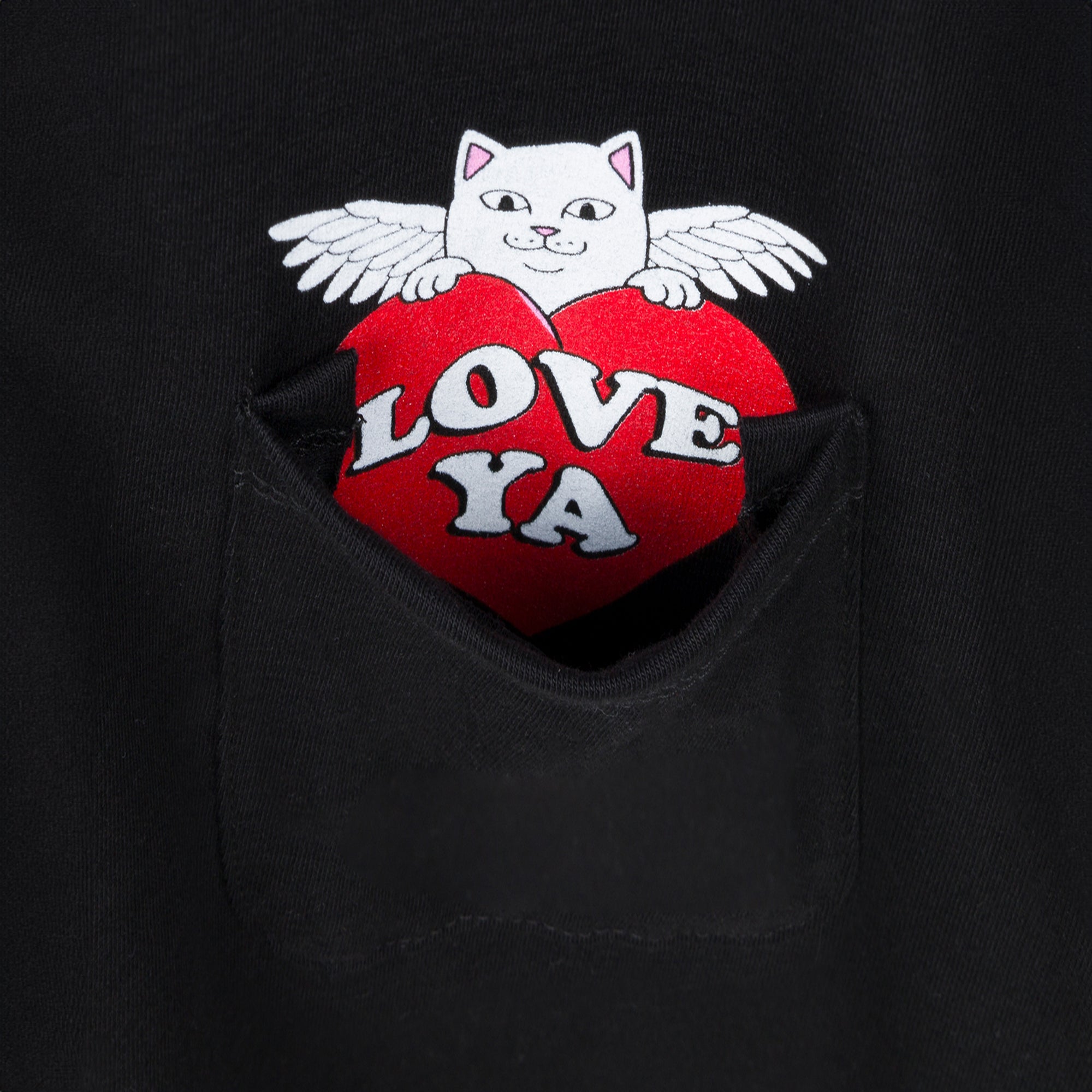 RIPNDIP Love Ya Pocket Tee (Black)